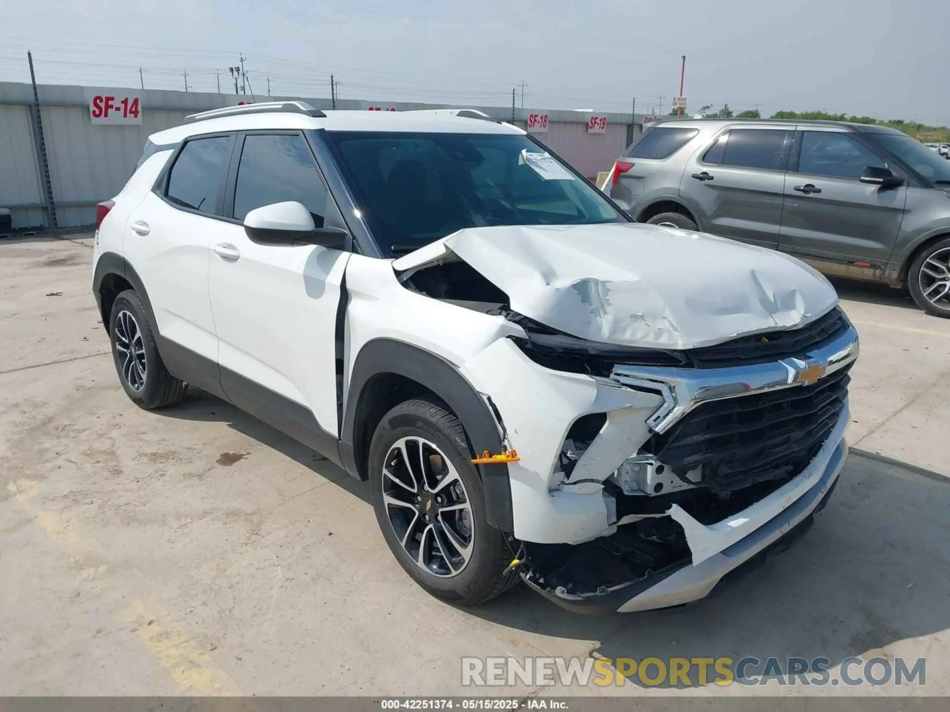 1 Photograph of a damaged car KL79MPSL8RB115262 CHEVROLET TRAILBLAZER 2024