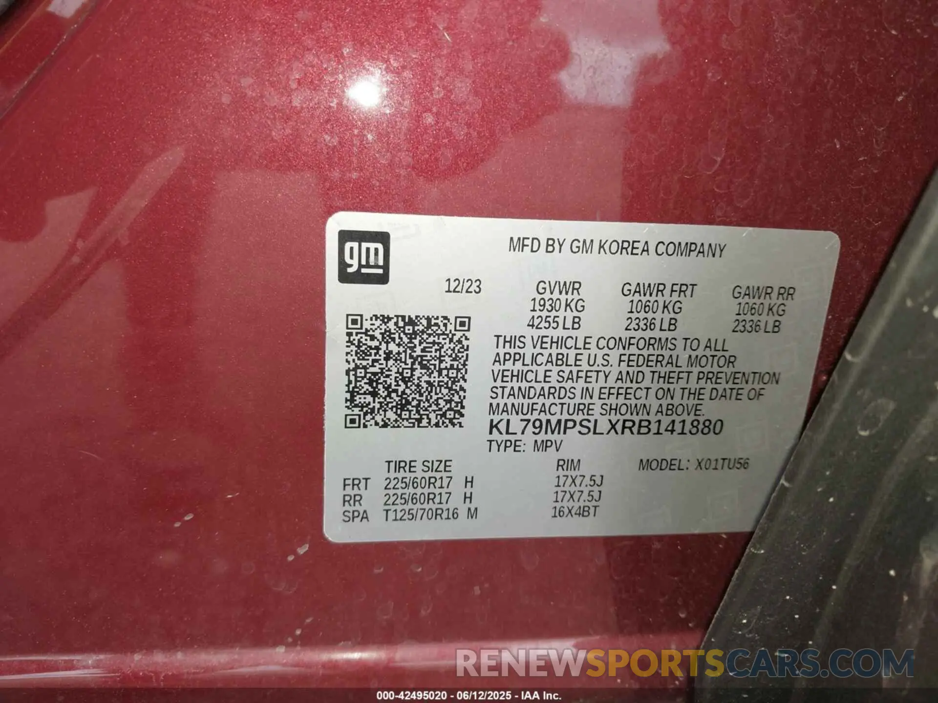 9 Photograph of a damaged car KL79MPSLXRB141880 CHEVROLET TRAILBLAZER 2024