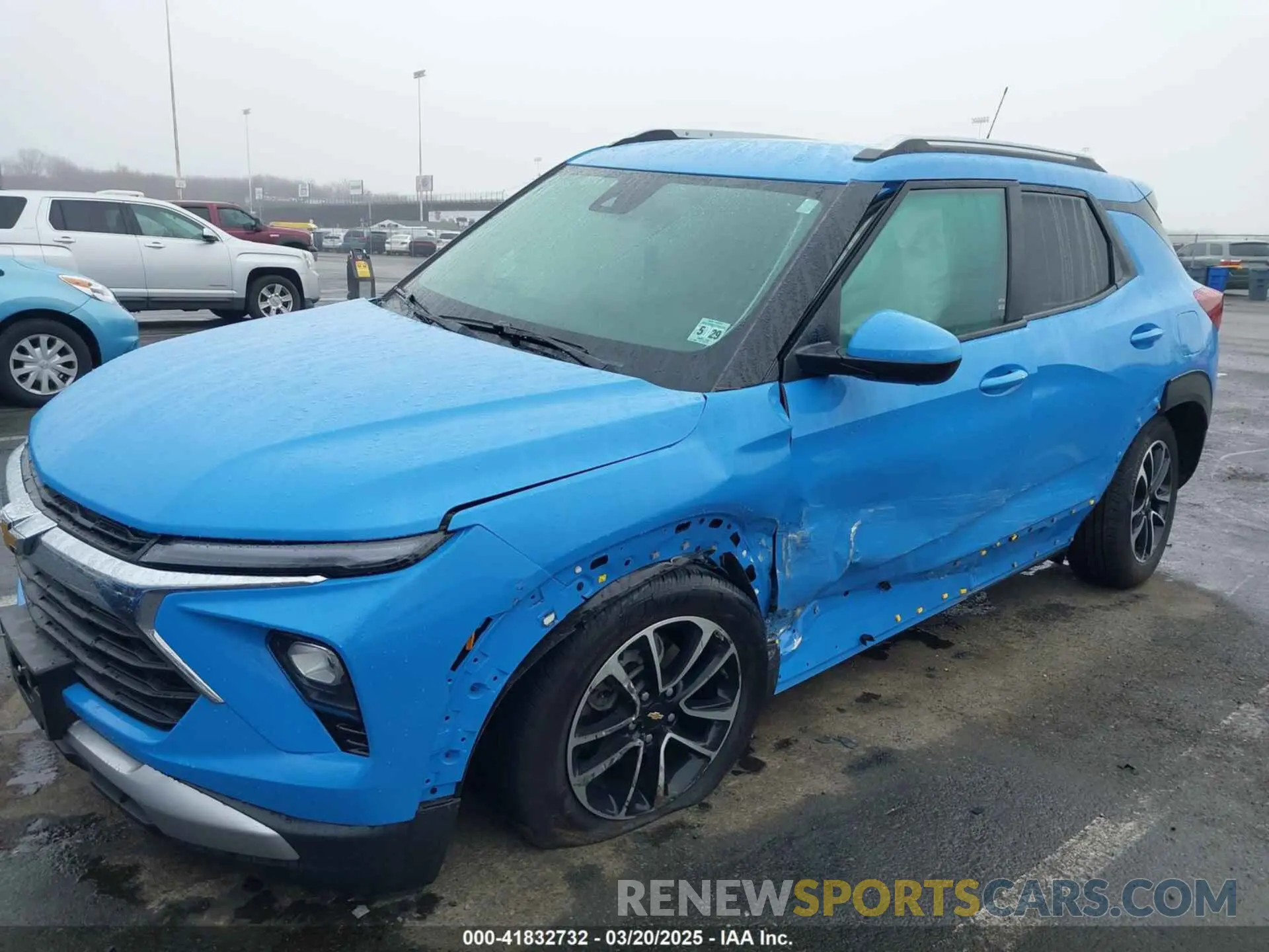 6 Фотография поврежденного автомобиля KL79MRSL1RB132500 CHEVROLET TRAILBLAZER 2024