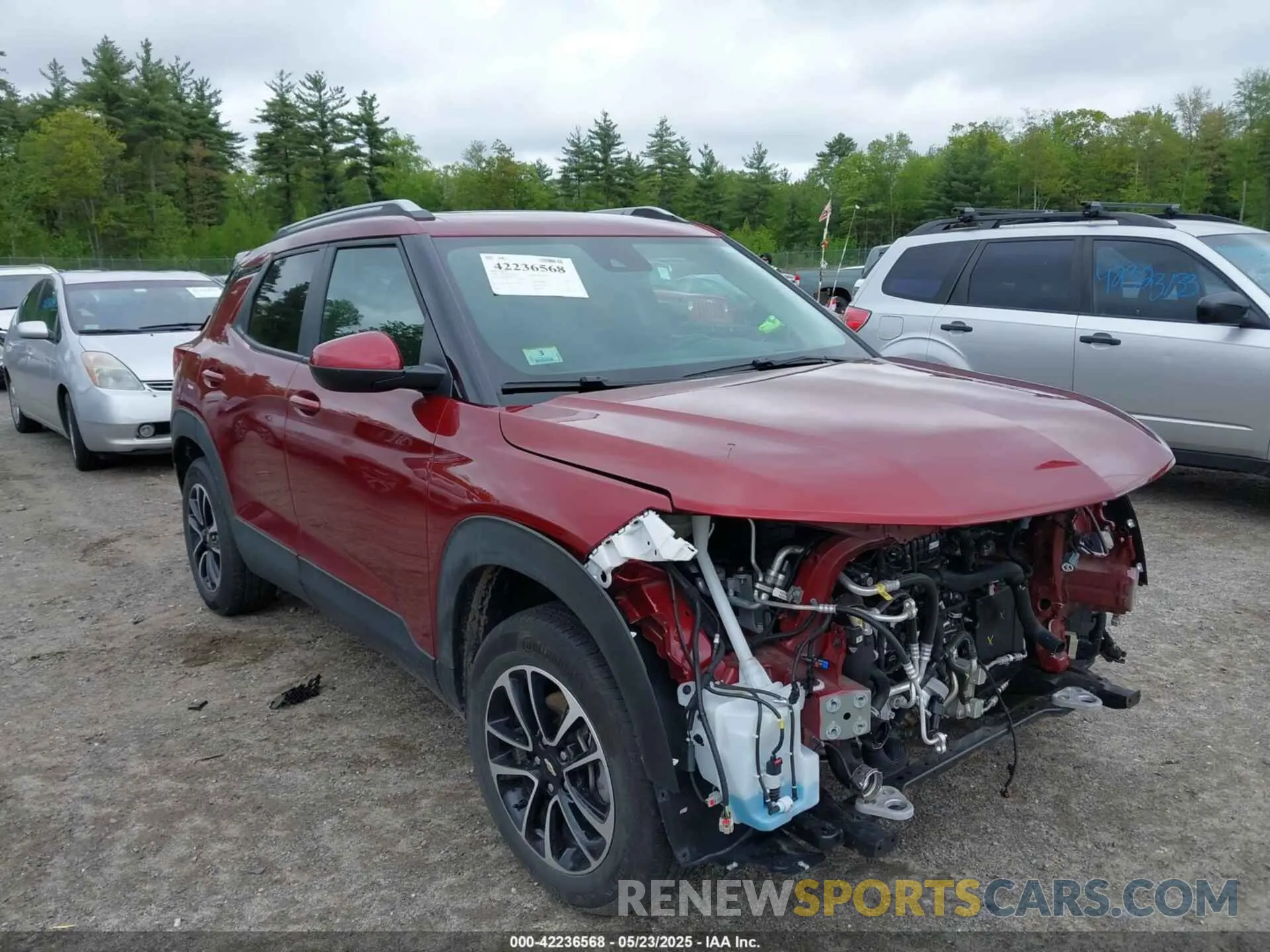 1 Photograph of a damaged car KL79MRSL2RB103815 CHEVROLET TRAILBLAZER 2024