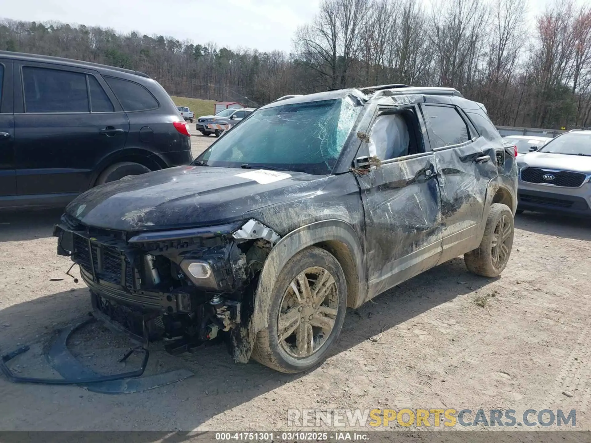 2 Photograph of a damaged car KL79MRSL8RB100336 CHEVROLET TRAILBLAZER 2024