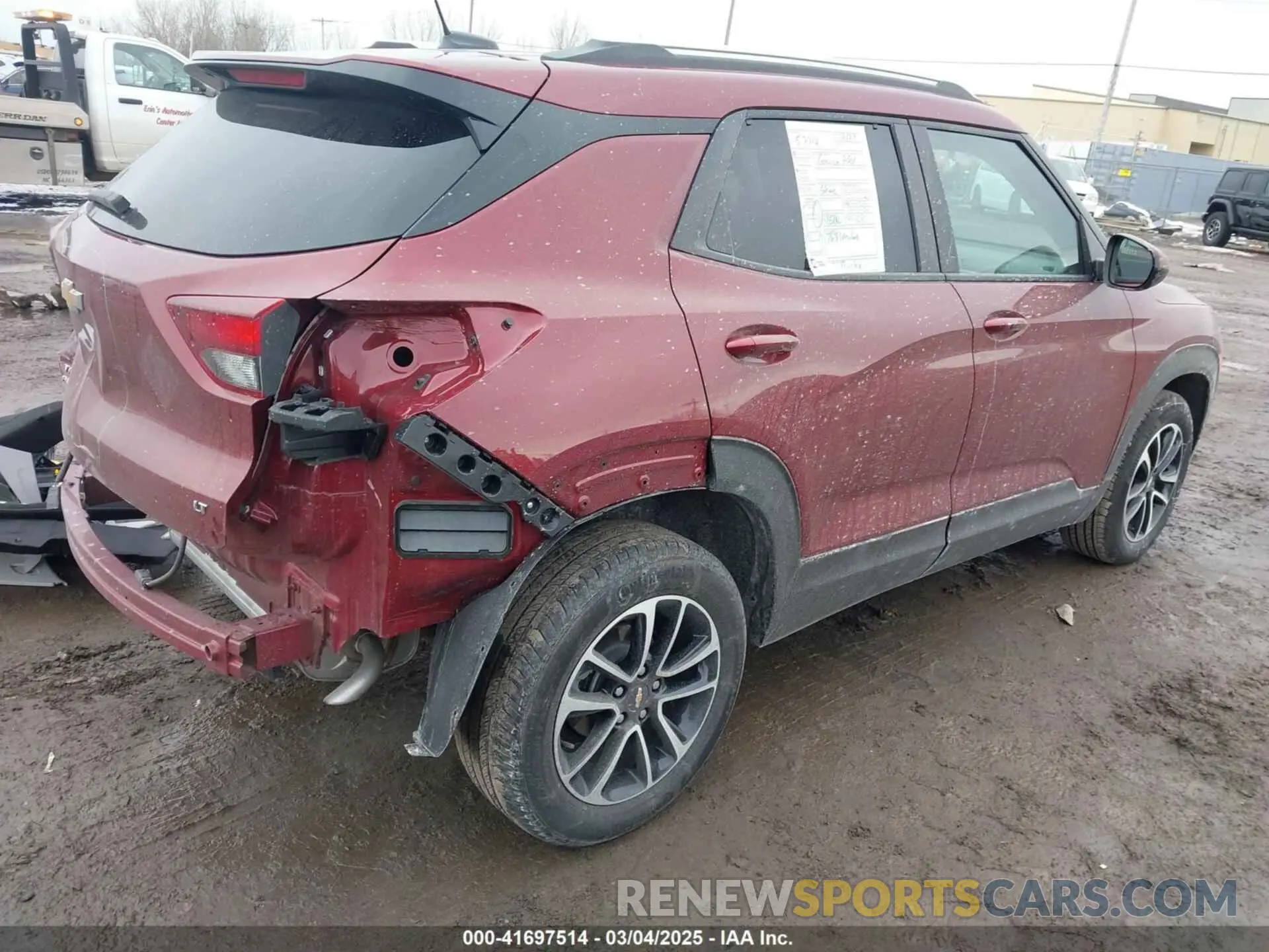 4 Фотография поврежденного автомобиля KL79MRSL8RB183007 CHEVROLET TRAILBLAZER 2024