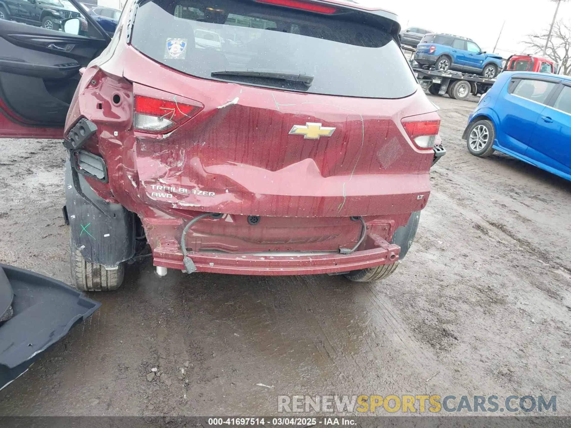 6 Фотография поврежденного автомобиля KL79MRSL8RB183007 CHEVROLET TRAILBLAZER 2024