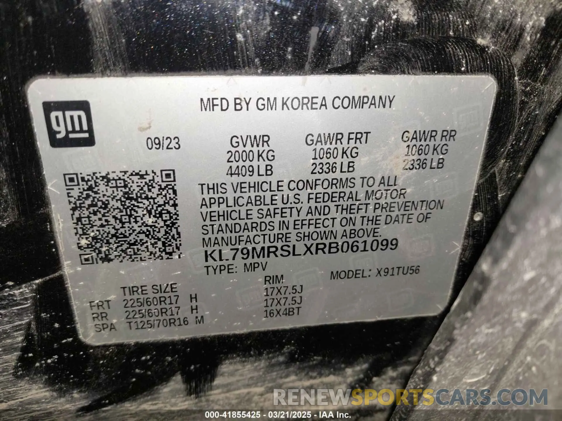 9 Фотография поврежденного автомобиля KL79MRSLXRB061099 CHEVROLET TRAILBLAZER 2024