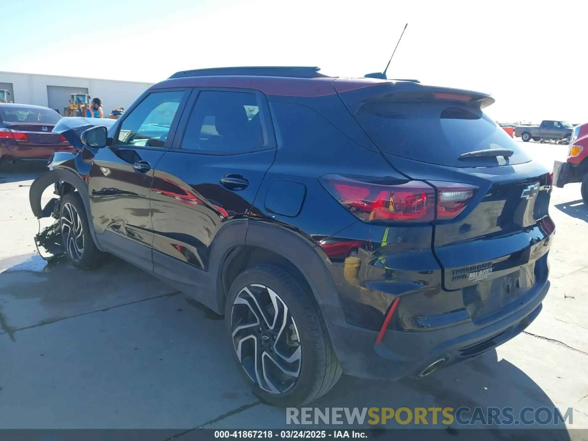 3 Photograph of a damaged car KL79MUSL0RB080344 CHEVROLET TRAILBLAZER 2024