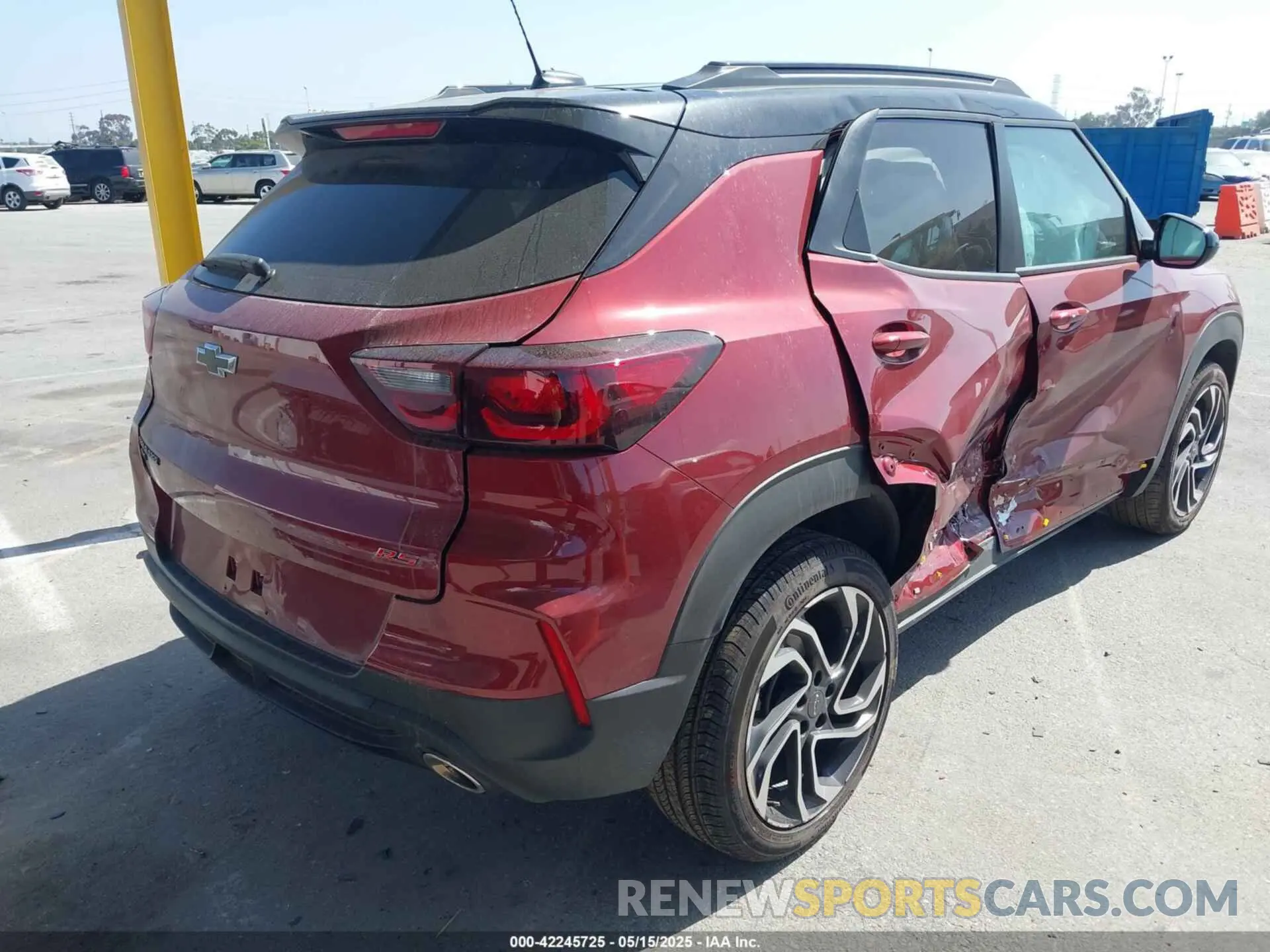 4 Photograph of a damaged car KL79MUSL8RB117690 CHEVROLET TRAILBLAZER 2024