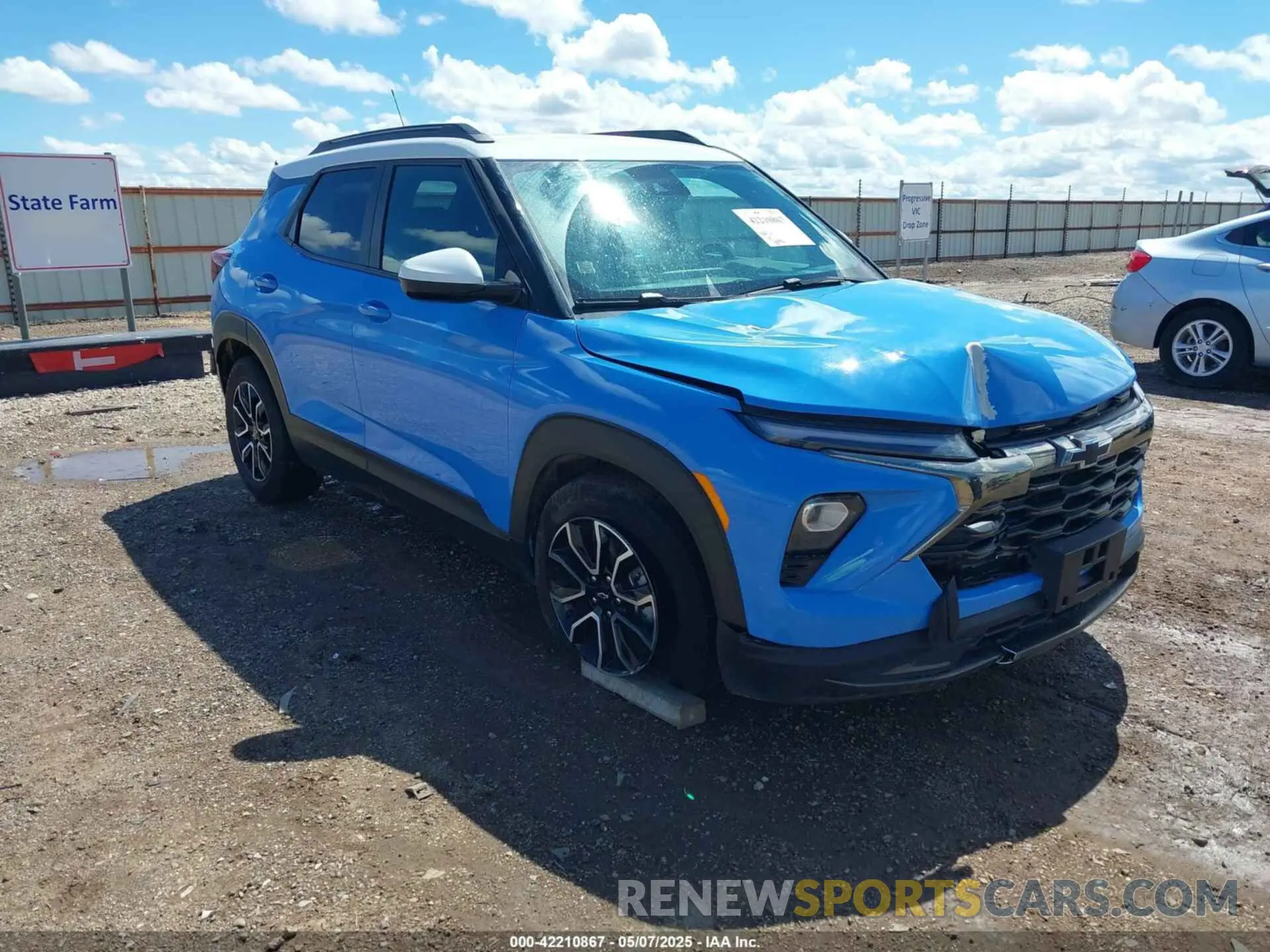 1 Photograph of a damaged car KL79MVSL4RB137957 CHEVROLET TRAILBLAZER 2024