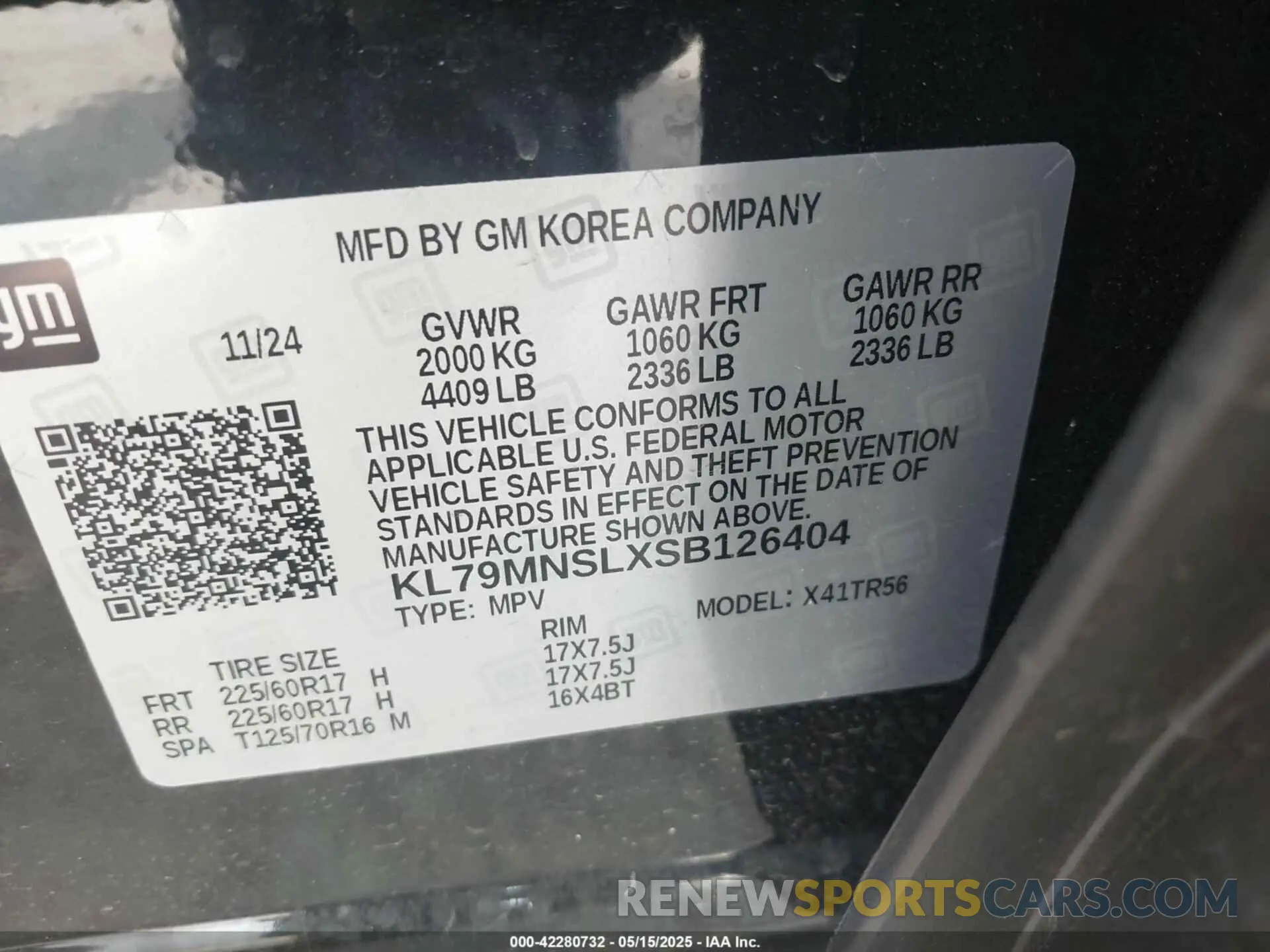 9 Photograph of a damaged car KL79MNSLXSB126404 CHEVROLET TRAILBLAZER 2025