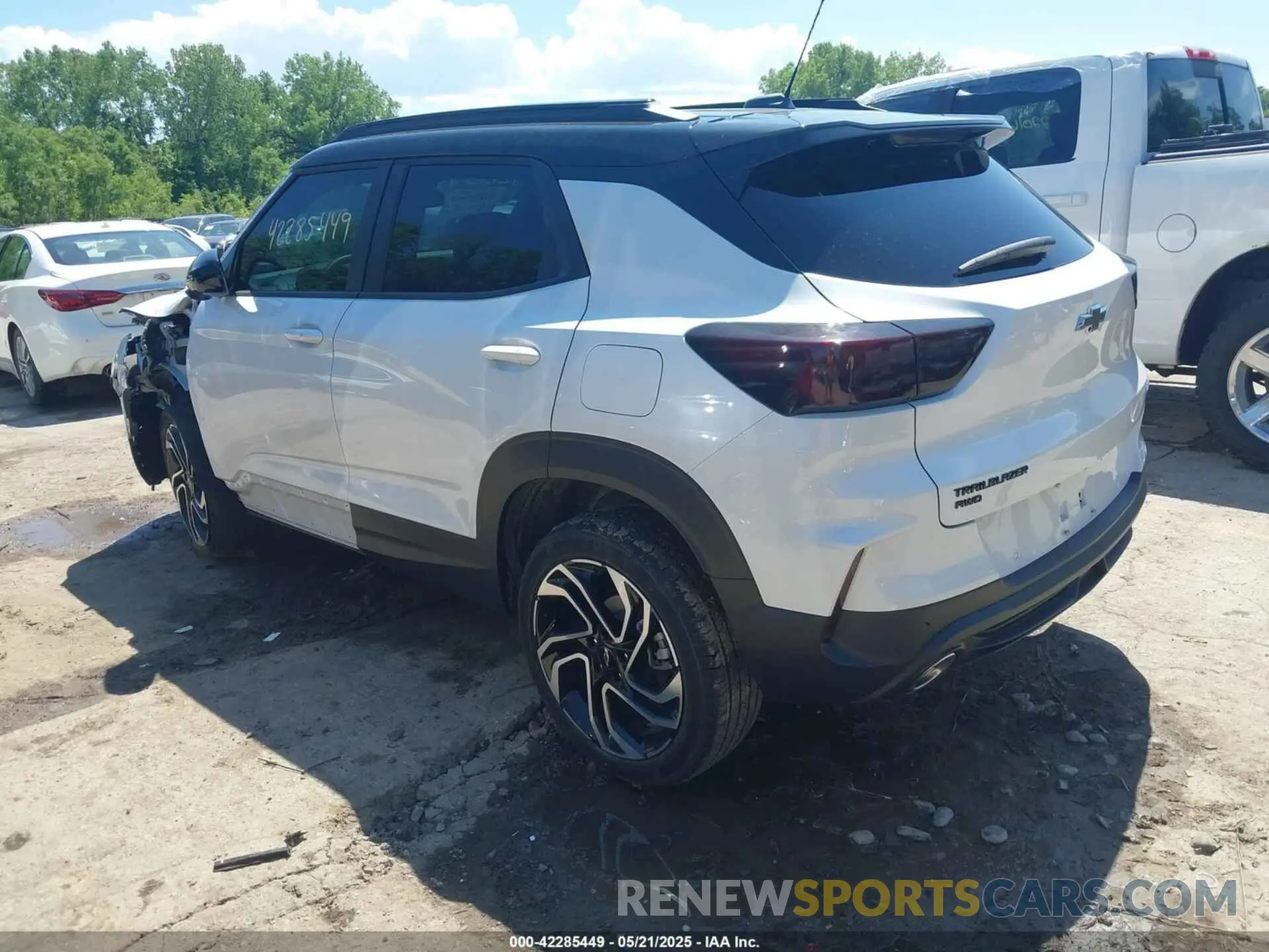 3 Photograph of a damaged car KL79MUSLXSB136585 CHEVROLET TRAILBLAZER 2025