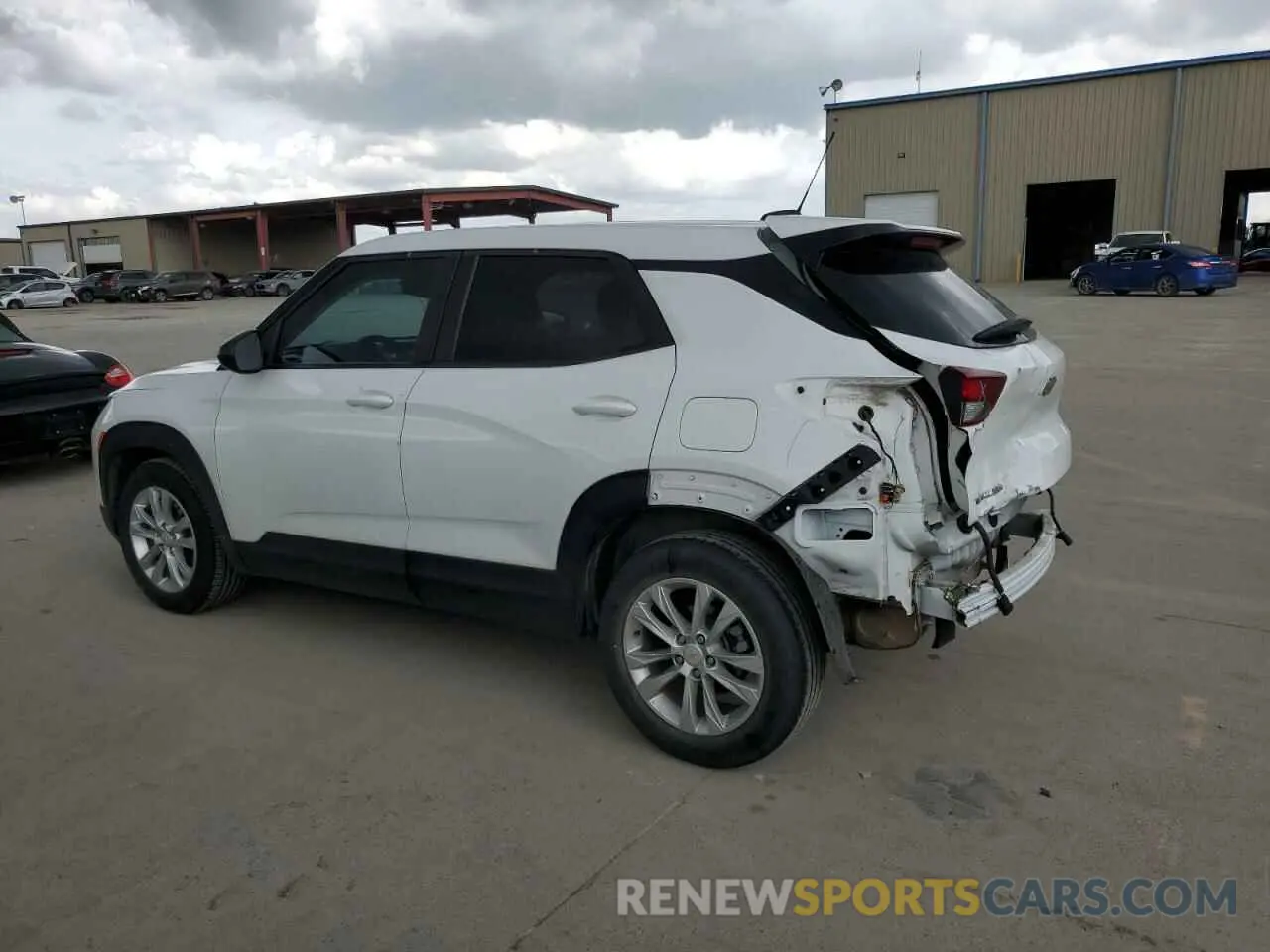 2 Фотография поврежденного автомобиля KL79MMS20MB087570 CHEVROLET TRAILBLZR 2021