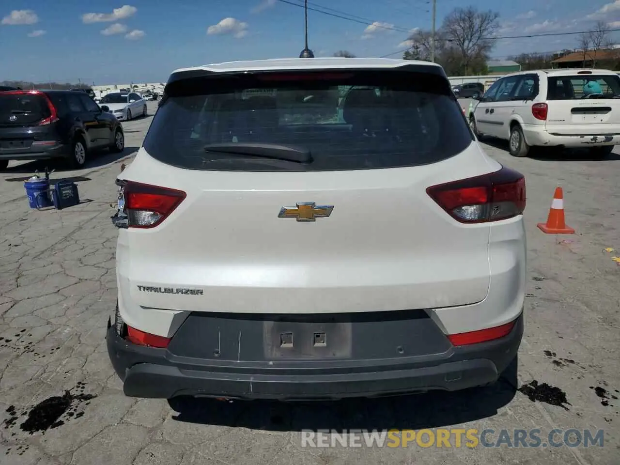 6 Photograph of a damaged car KL79MMS21MB181098 CHEVROLET TRAILBLZR 2021
