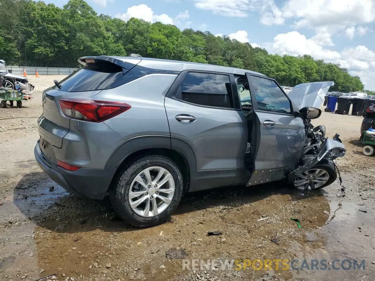 3 Фотография поврежденного автомобиля KL79MMS21MB181103 CHEVROLET TRAILBLZR 2021