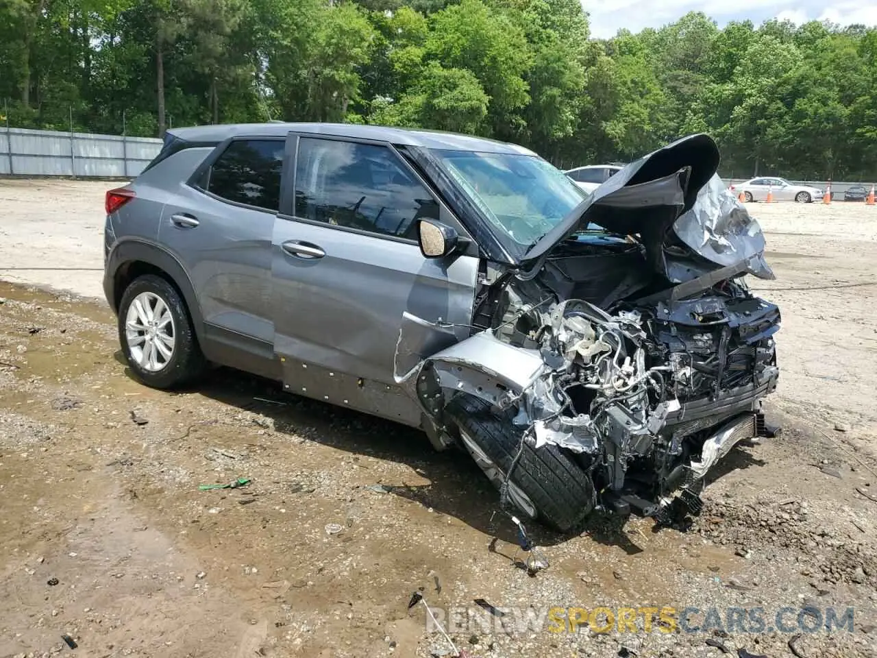 4 Фотография поврежденного автомобиля KL79MMS21MB181103 CHEVROLET TRAILBLZR 2021