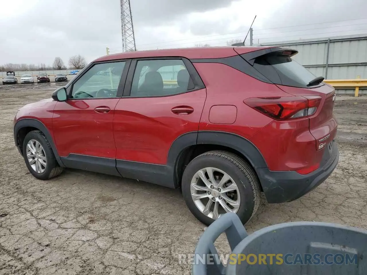 2 Photograph of a damaged car KL79MMS24MB133689 CHEVROLET TRAILBLZR 2021
