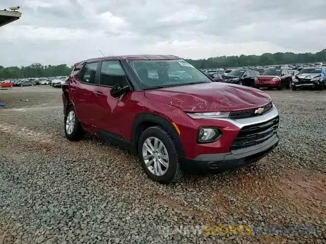 14 Фотография поврежденного автомобиля KL79MMS25MB136603 CHEVROLET TRAILBLZR 2021