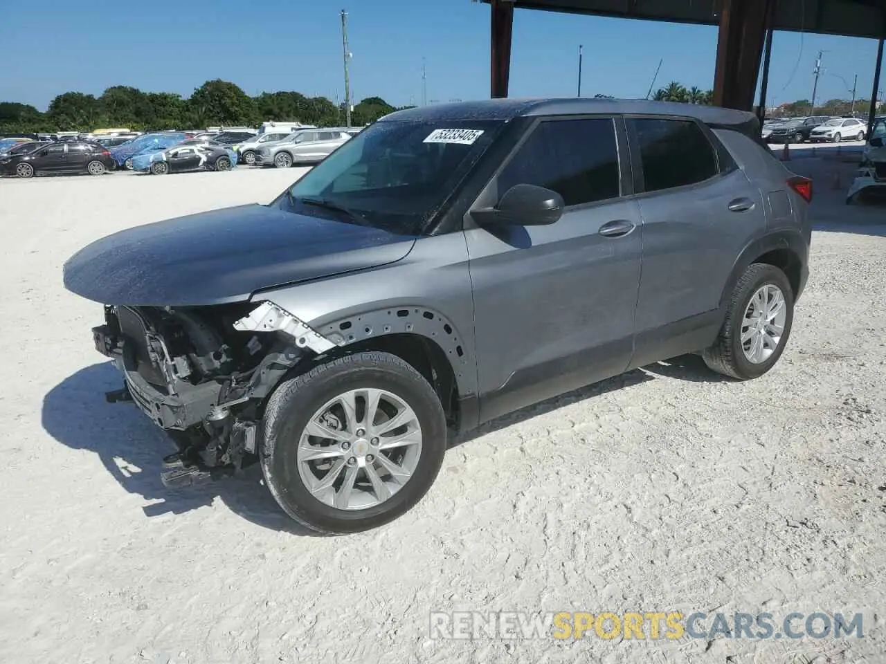 1 Photograph of a damaged car KL79MMS29MB052977 CHEVROLET TRAILBLZR 2021