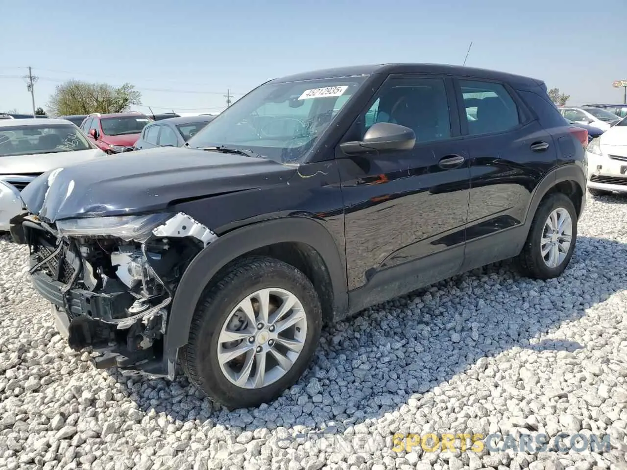 1 Фотография поврежденного автомобиля KL79MNSL1MB107596 CHEVROLET TRAILBLZR 2021