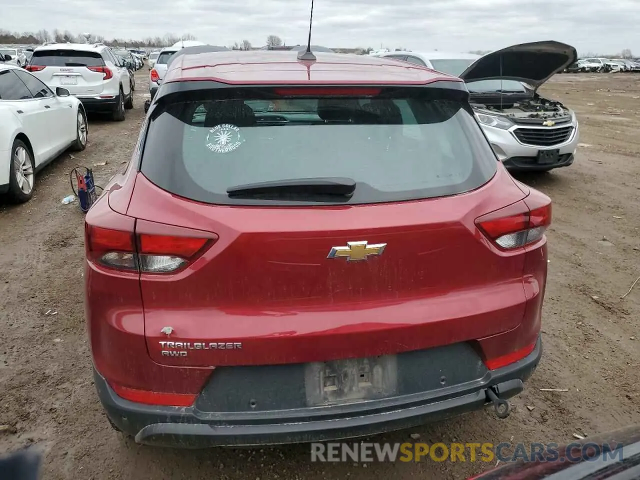 6 Фотография поврежденного автомобиля KL79MNSL5MB053560 CHEVROLET TRAILBLZR 2021