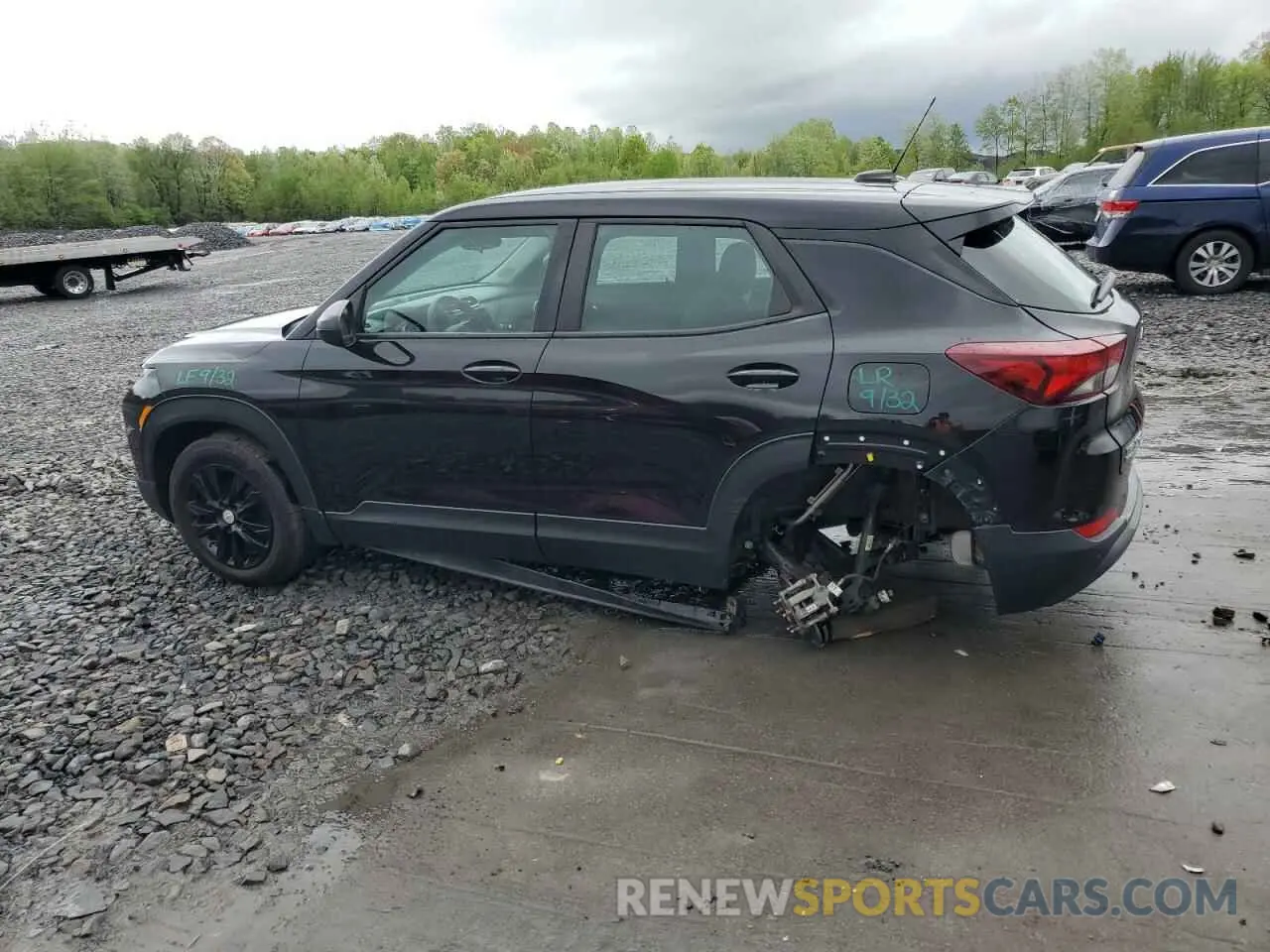 2 Photograph of a damaged car KL79MNSL5MB078152 CHEVROLET TRAILBLZR 2021