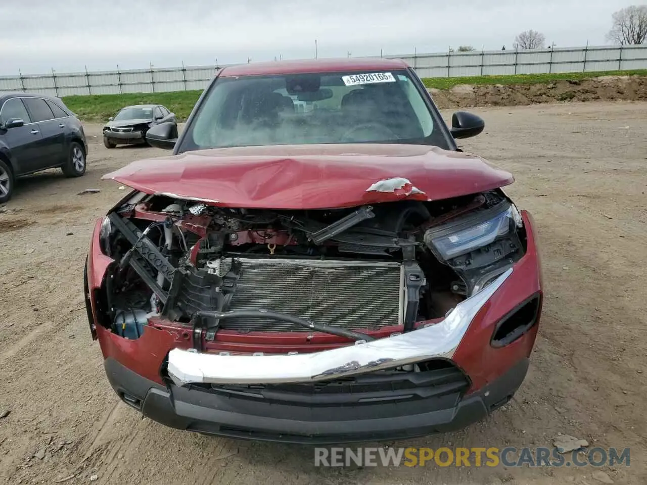 5 Photograph of a damaged car KL79MNSL6MB033950 CHEVROLET TRAILBLZR 2021