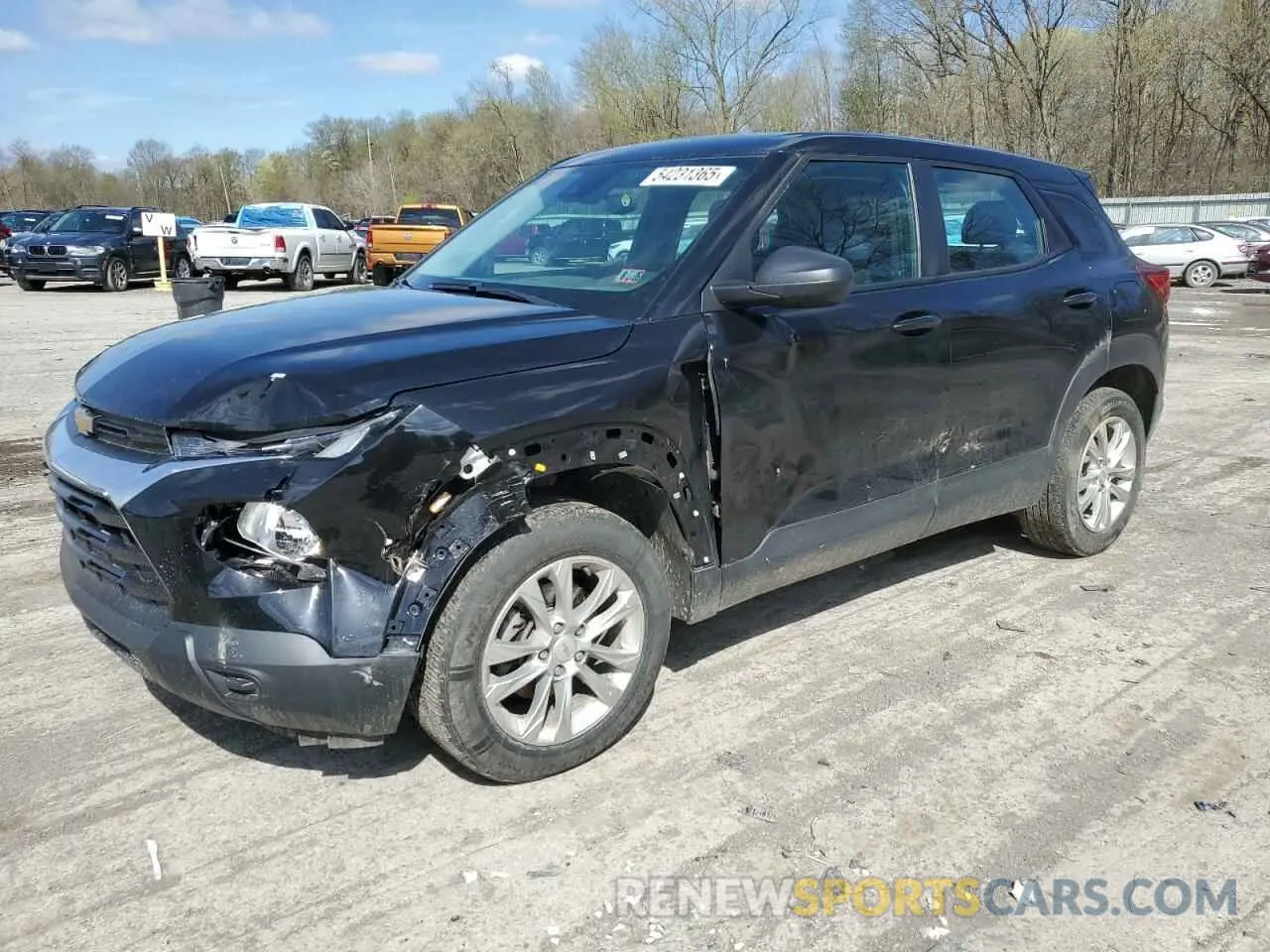 1 Photograph of a damaged car KL79MNSL8MB176530 CHEVROLET TRAILBLZR 2021