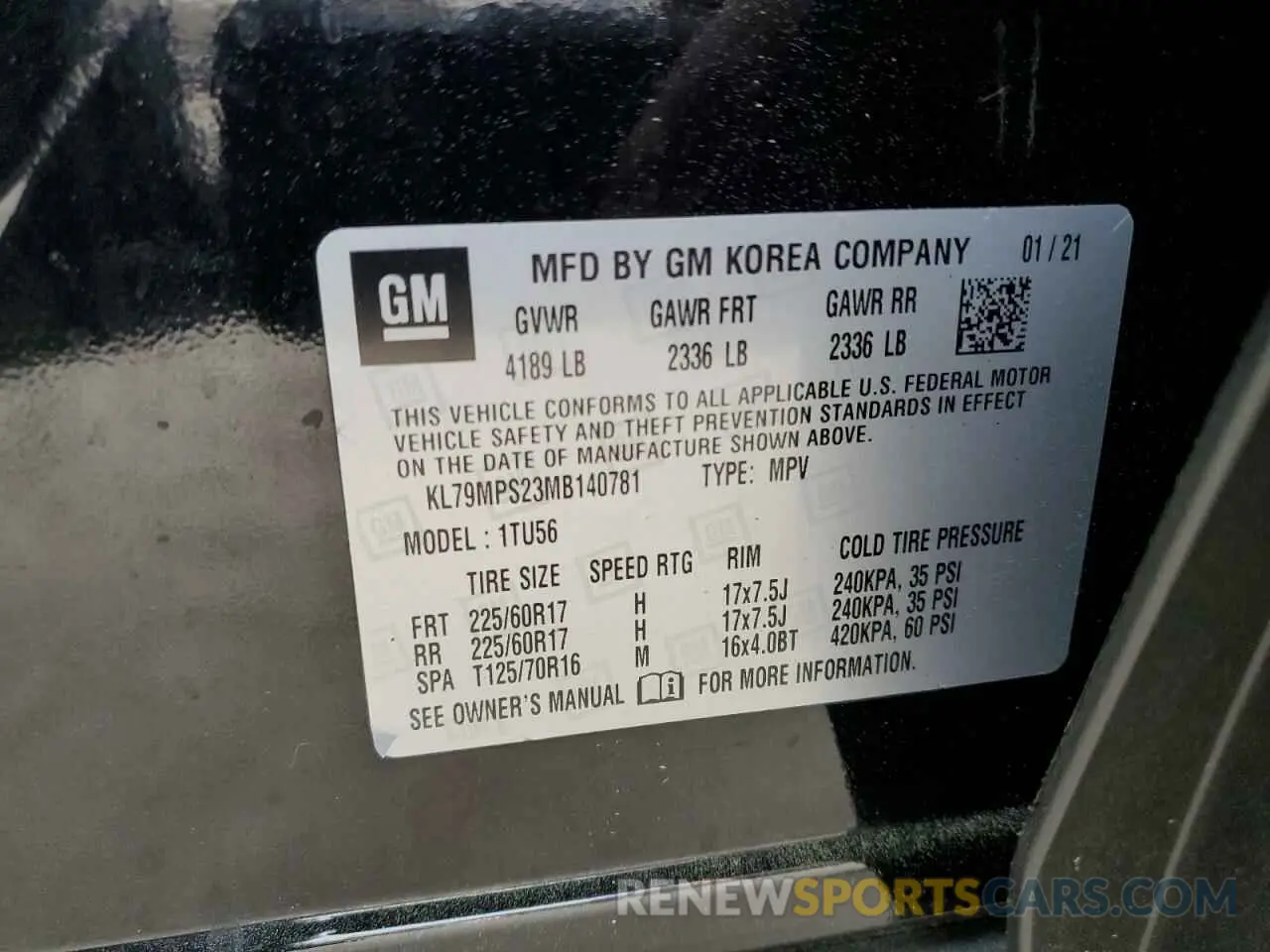 15 Фотография поврежденного автомобиля KL79MPS23MB140781 CHEVROLET TRAILBLZR 2021