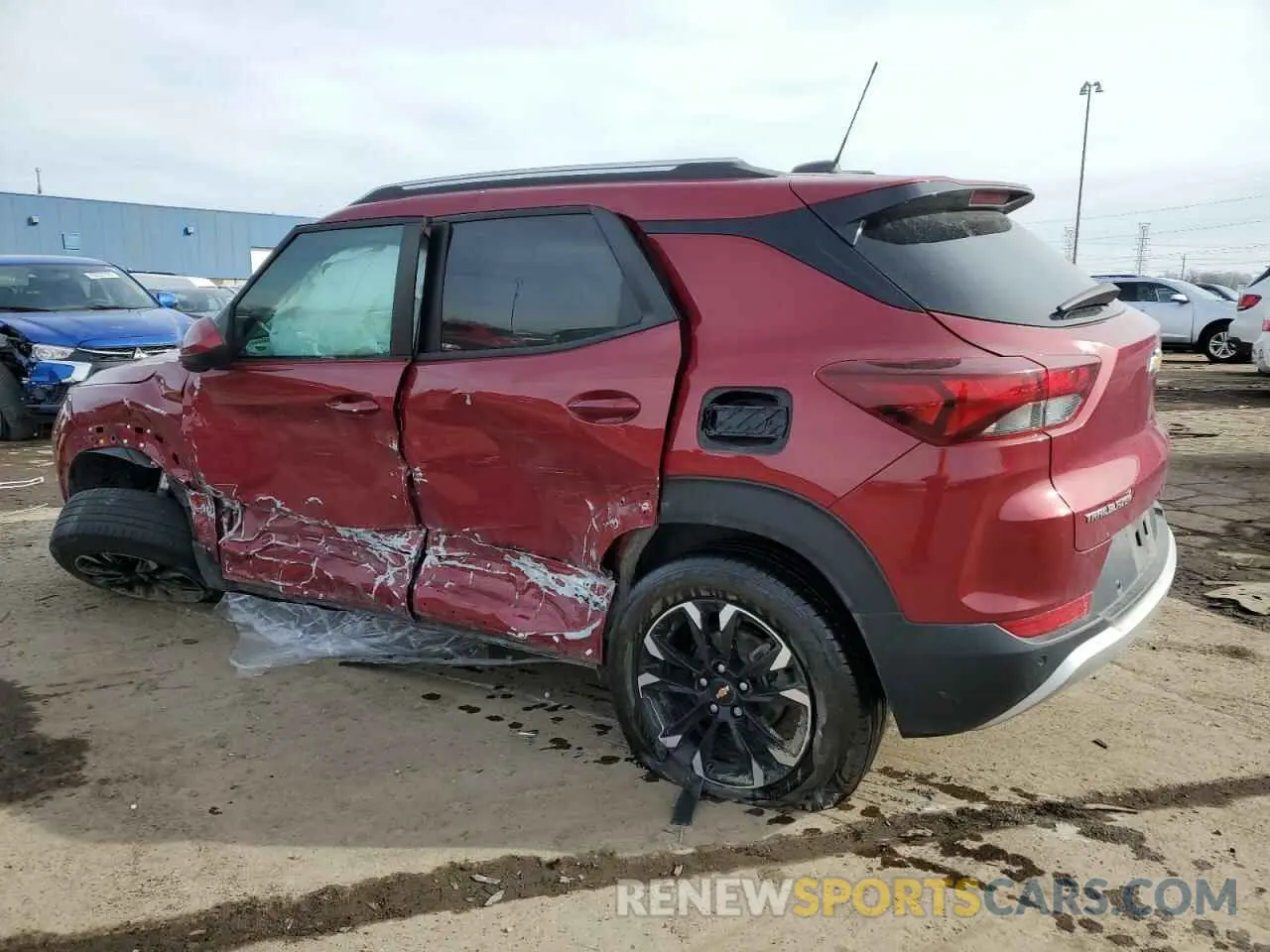 2 Photograph of a damaged car KL79MPS26MB092919 CHEVROLET TRAILBLZR 2021