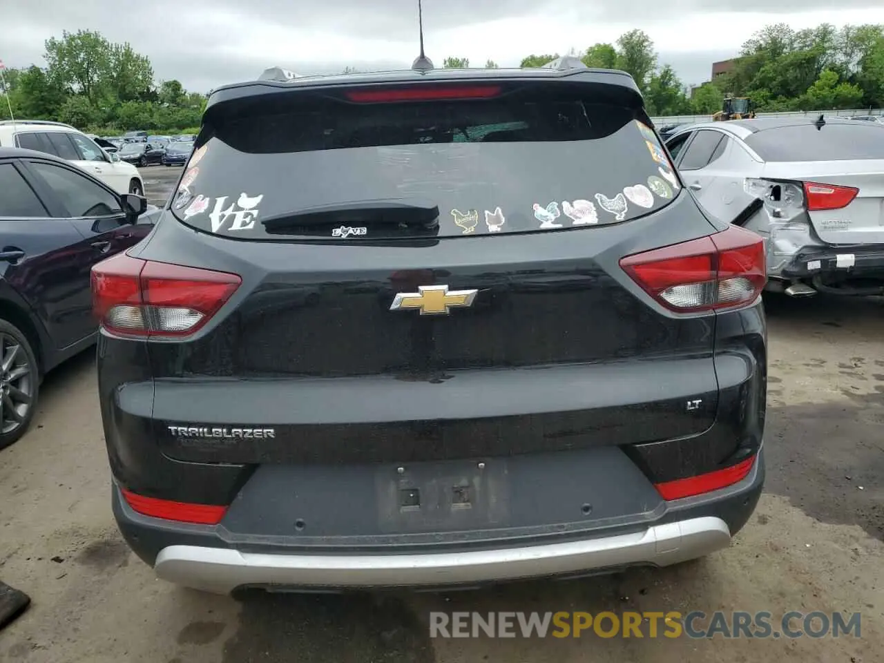 6 Фотография поврежденного автомобиля KL79MPS26MB124476 CHEVROLET TRAILBLZR 2021