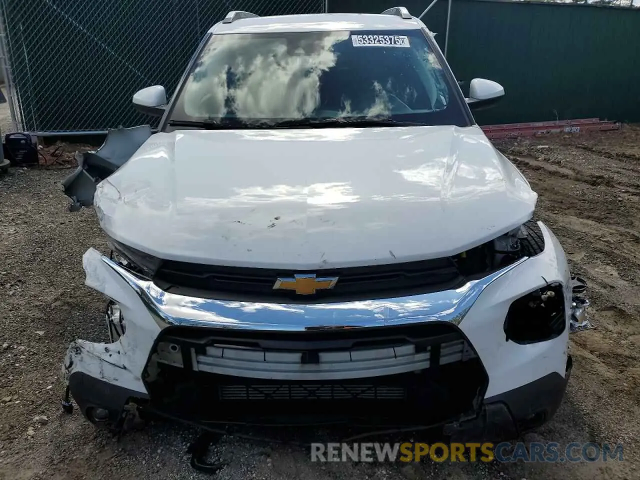 5 Фотография поврежденного автомобиля KL79MPS26MB154996 CHEVROLET TRAILBLZR 2021