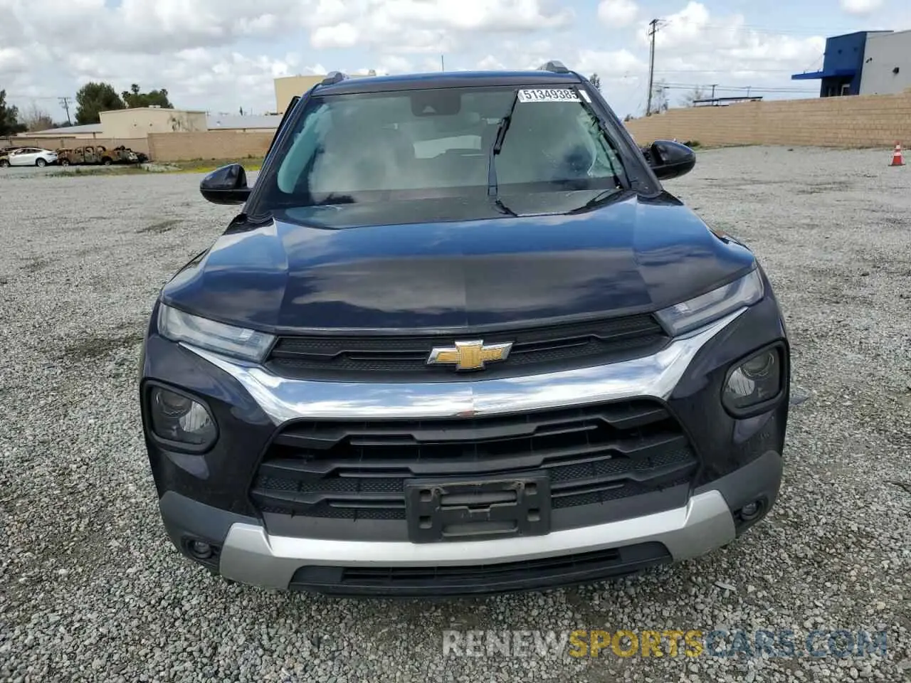 5 Фотография поврежденного автомобиля KL79MPS28MB094140 CHEVROLET TRAILBLZR 2021