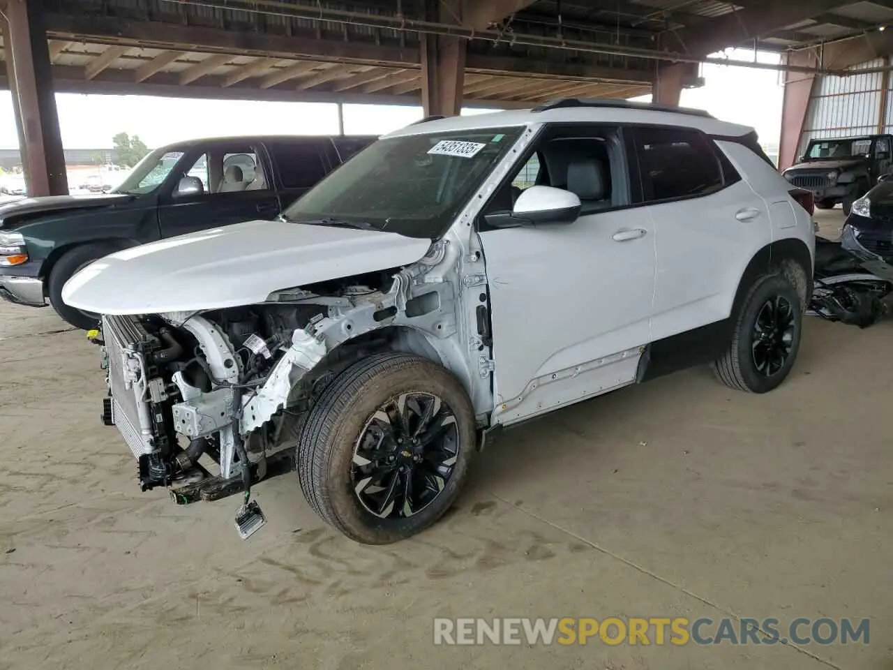 1 Photograph of a damaged car KL79MPSL0MB118861 CHEVROLET TRAILBLZR 2021