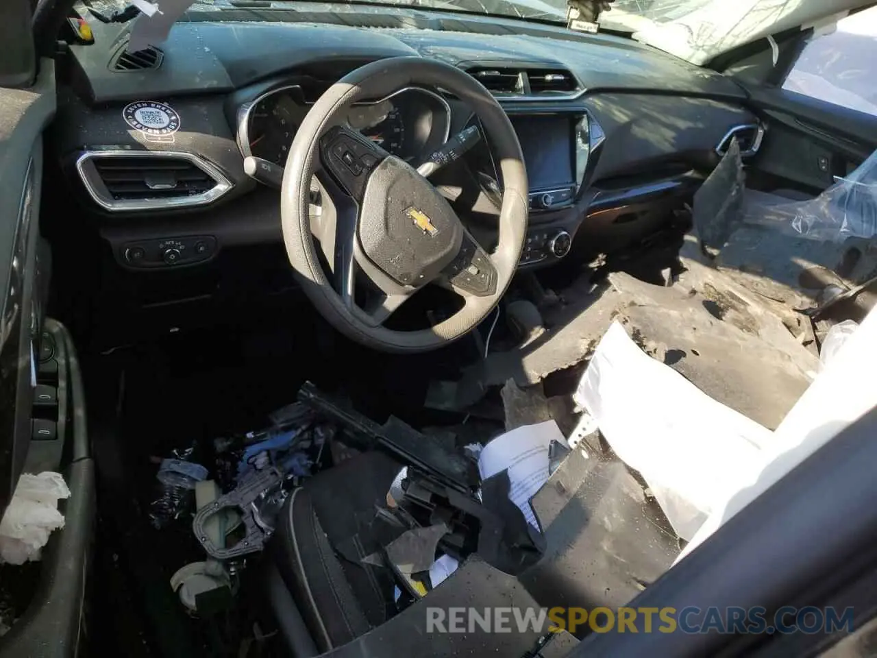 8 Фотография поврежденного автомобиля KL79MPSL0MB134610 CHEVROLET TRAILBLZR 2021