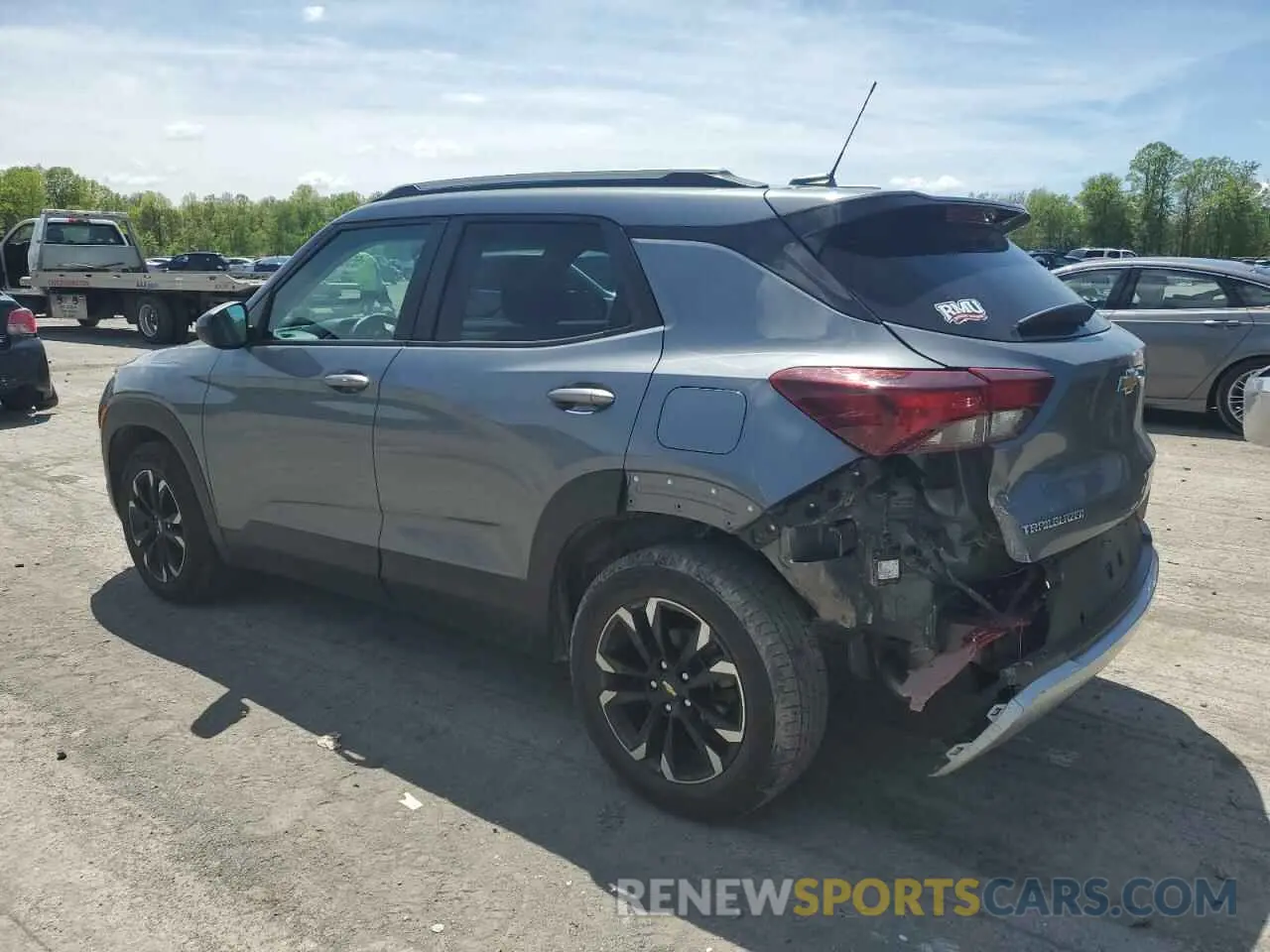 2 Photograph of a damaged car KL79MPSL2MB003078 CHEVROLET TRAILBLZR 2021