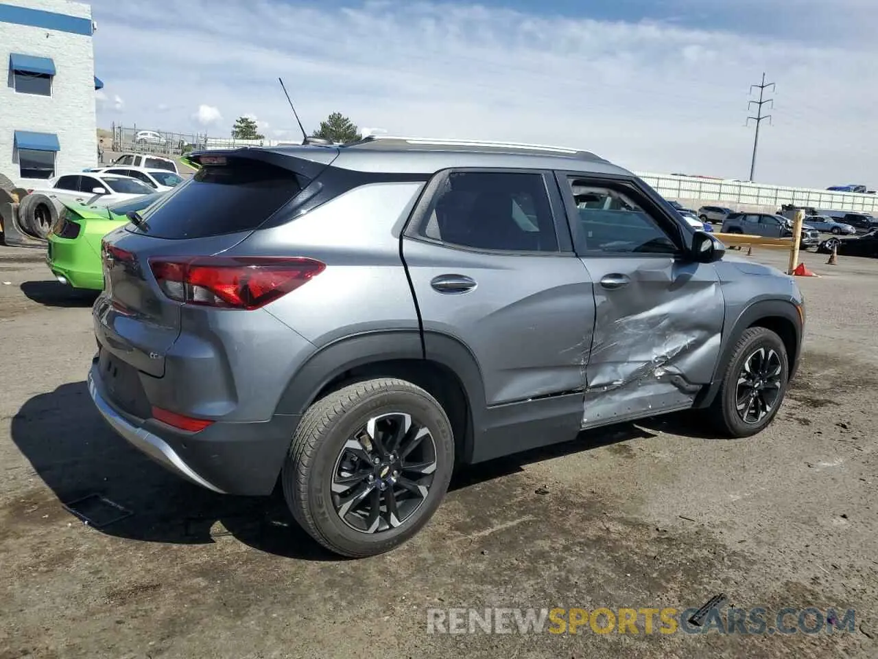 3 Photograph of a damaged car KL79MPSL4MB103800 CHEVROLET TRAILBLZR 2021