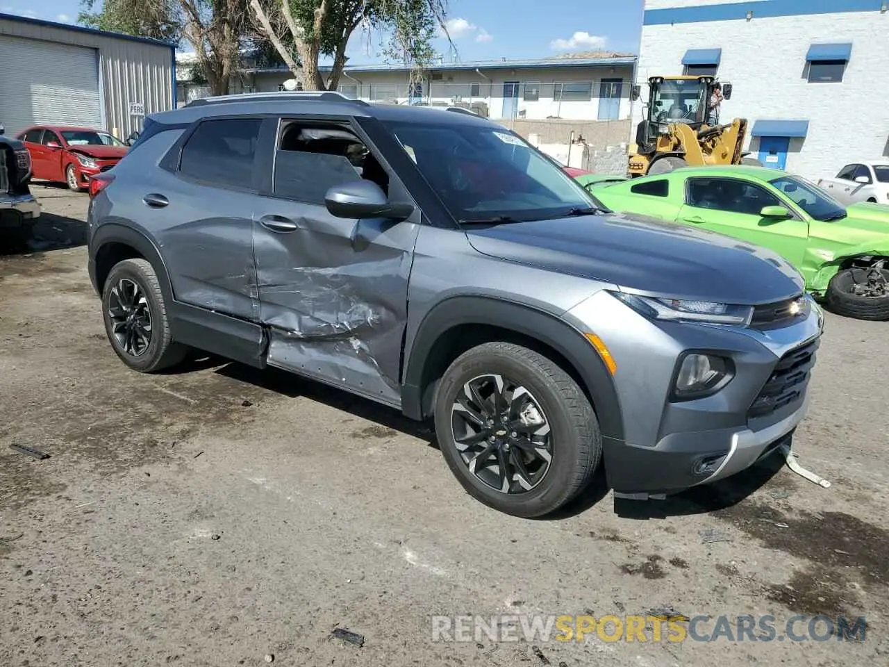 4 Photograph of a damaged car KL79MPSL4MB103800 CHEVROLET TRAILBLZR 2021