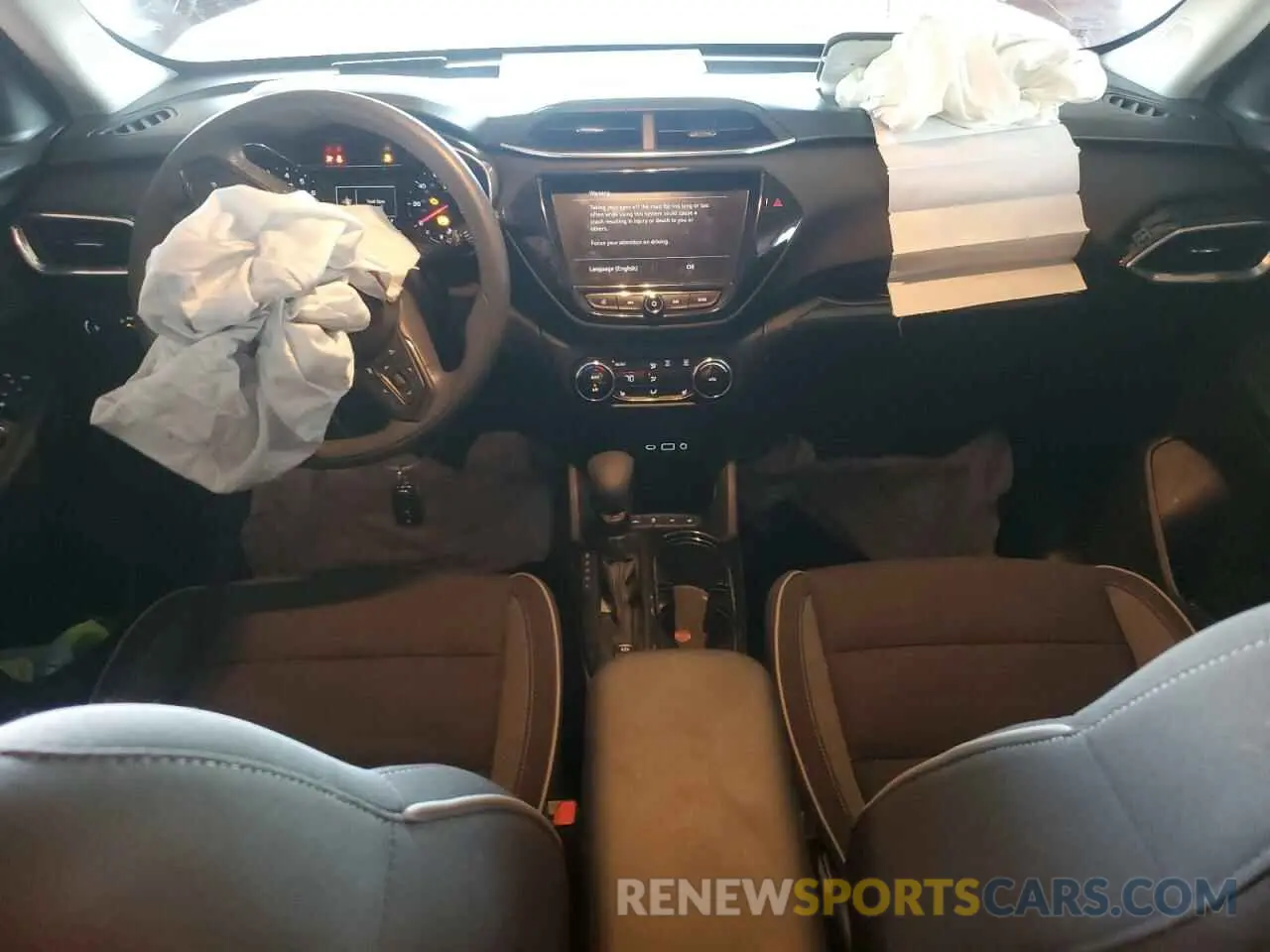 8 Photograph of a damaged car KL79MPSL6MB117195 CHEVROLET TRAILBLZR 2021