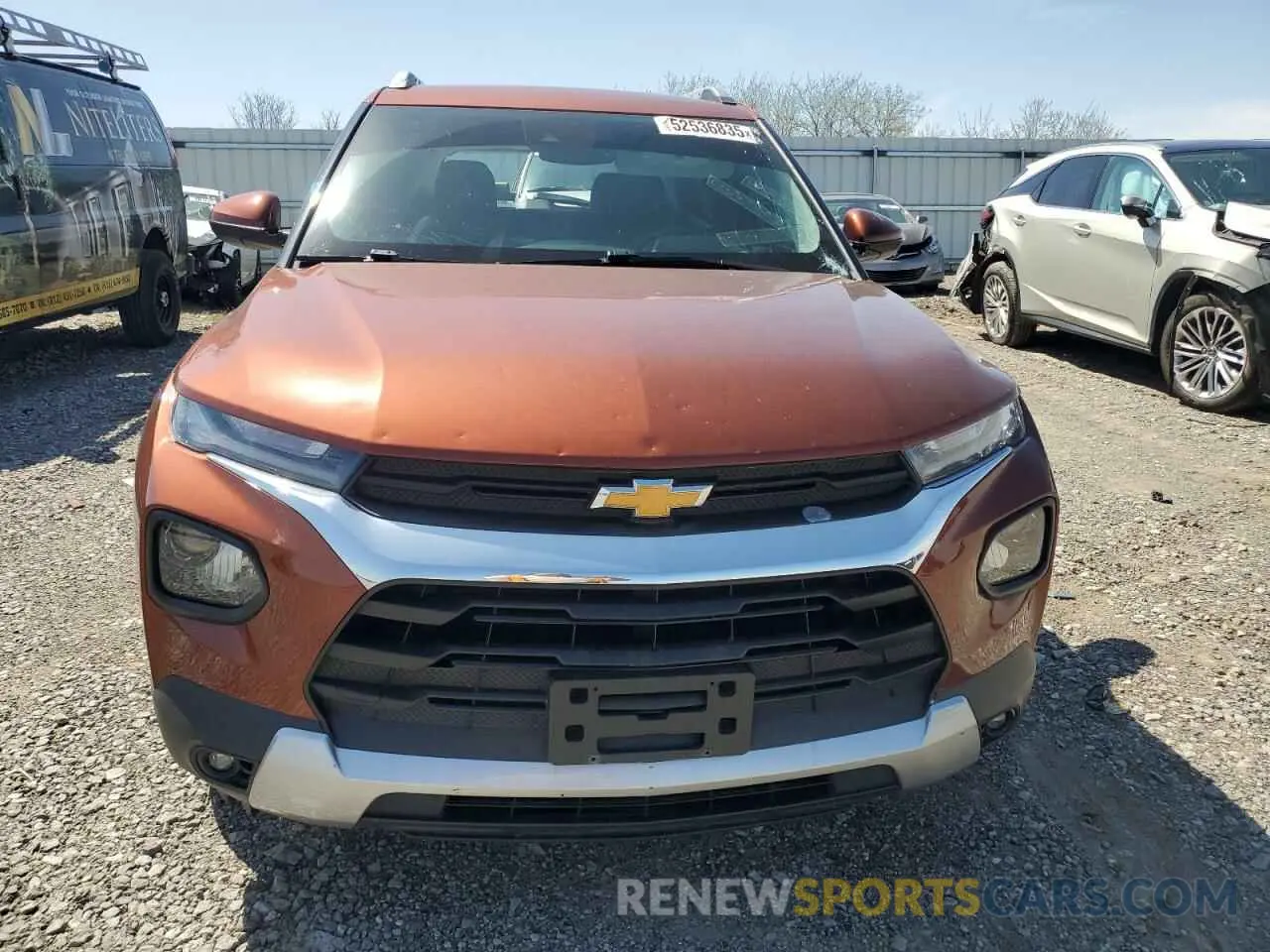 5 Фотография поврежденного автомобиля KL79MPSL8MB011721 CHEVROLET TRAILBLZR 2021