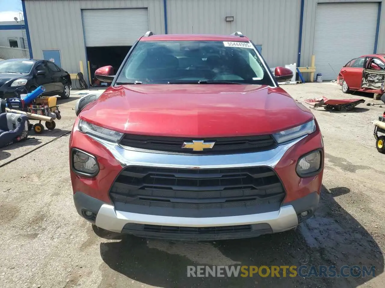 5 Photograph of a damaged car KL79MPSL9MB075413 CHEVROLET TRAILBLZR 2021