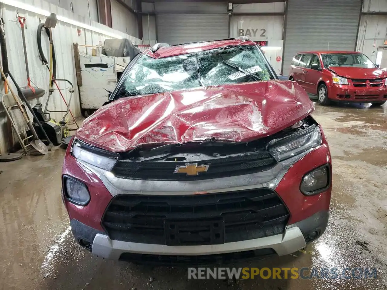 5 Фотография поврежденного автомобиля KL79MRSL1MB121862 CHEVROLET TRAILBLZR 2021