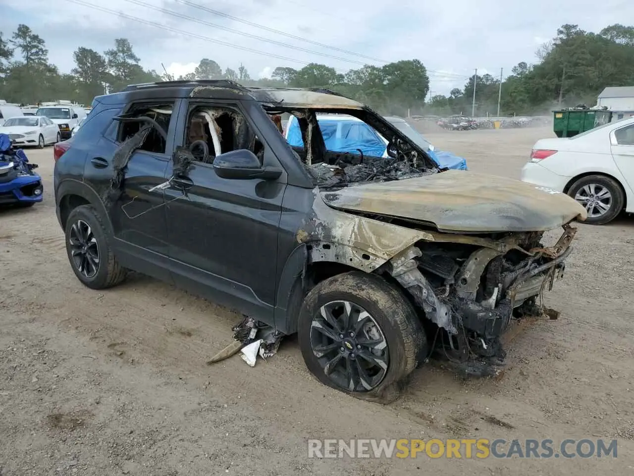 4 Photograph of a damaged car KL79MRSL1MB132196 CHEVROLET TRAILBLZR 2021