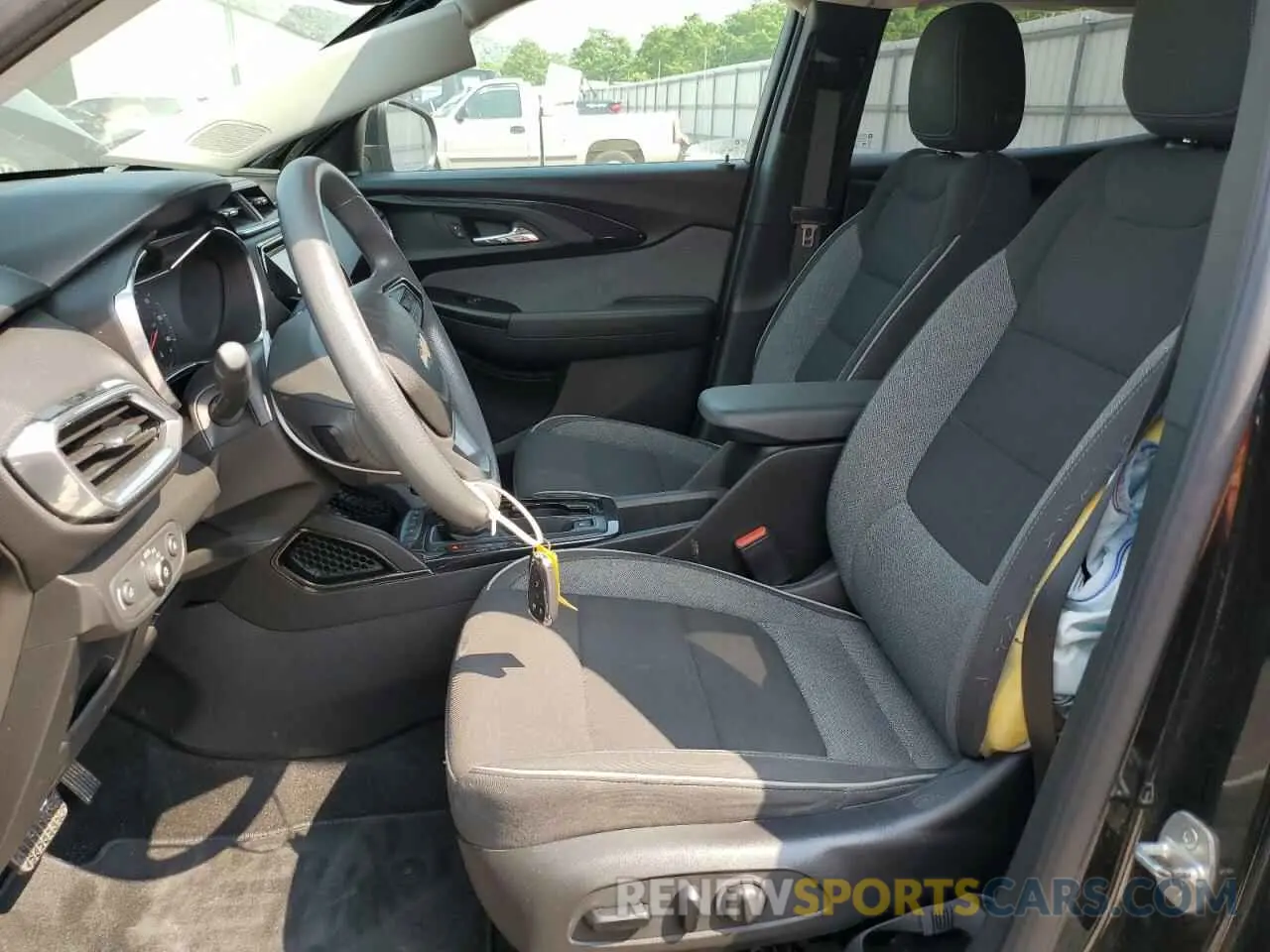 7 Фотография поврежденного автомобиля KL79MRSL2MB147144 CHEVROLET TRAILBLZR 2021