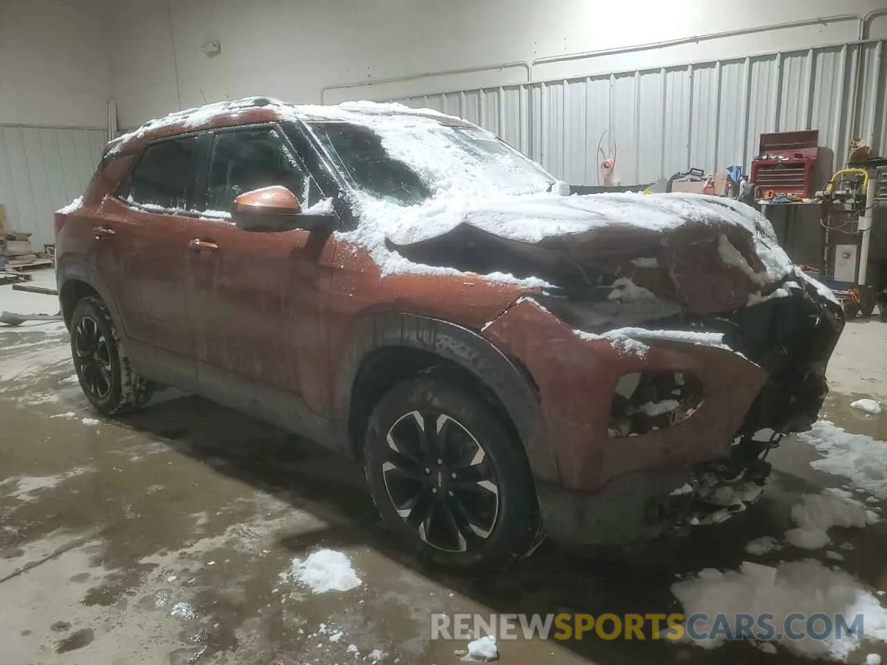 4 Photograph of a damaged car KL79MRSL3MB001755 CHEVROLET TRAILBLZR 2021
