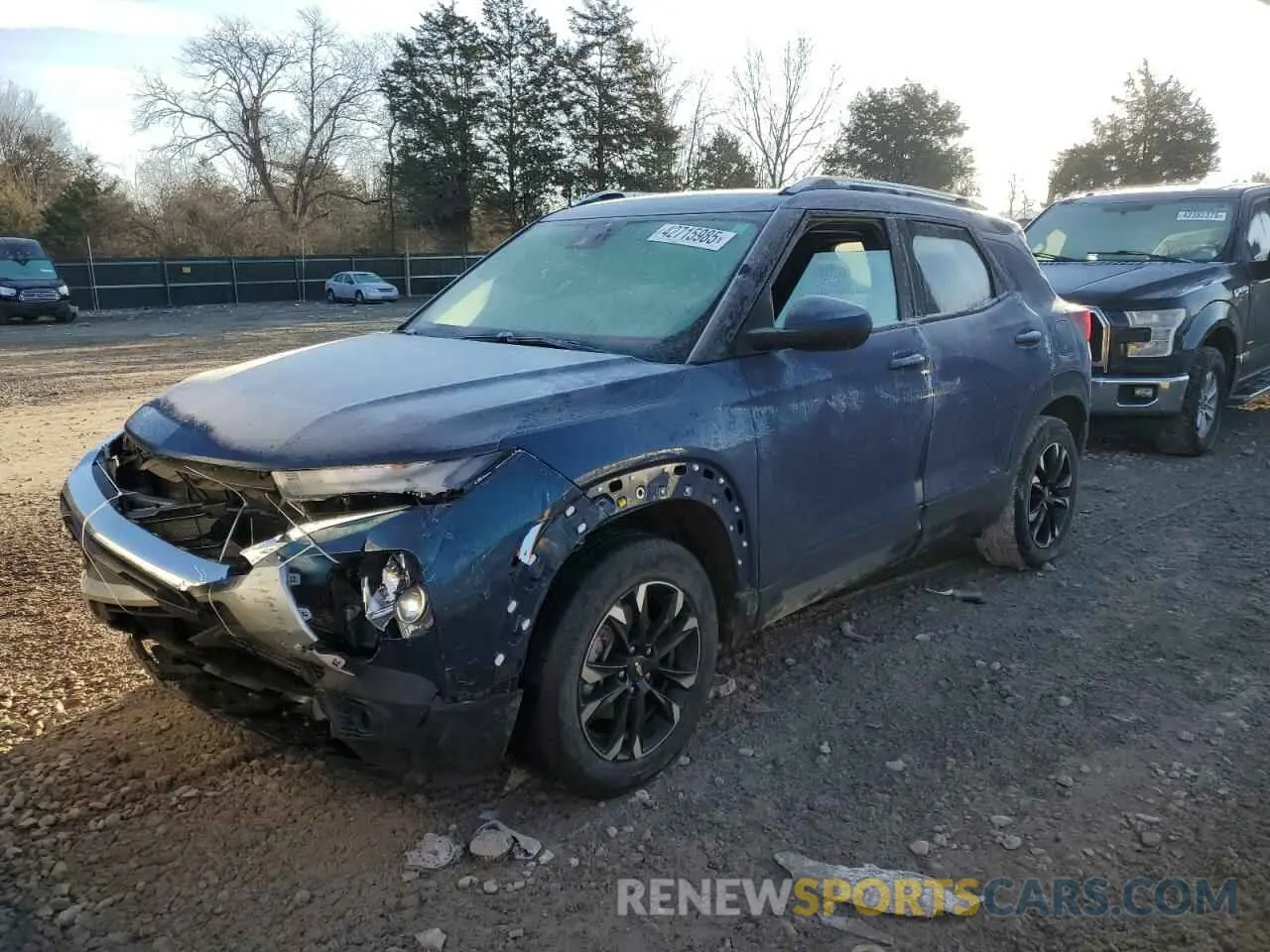 1 Фотография поврежденного автомобиля KL79MRSL4MB046123 CHEVROLET TRAILBLZR 2021