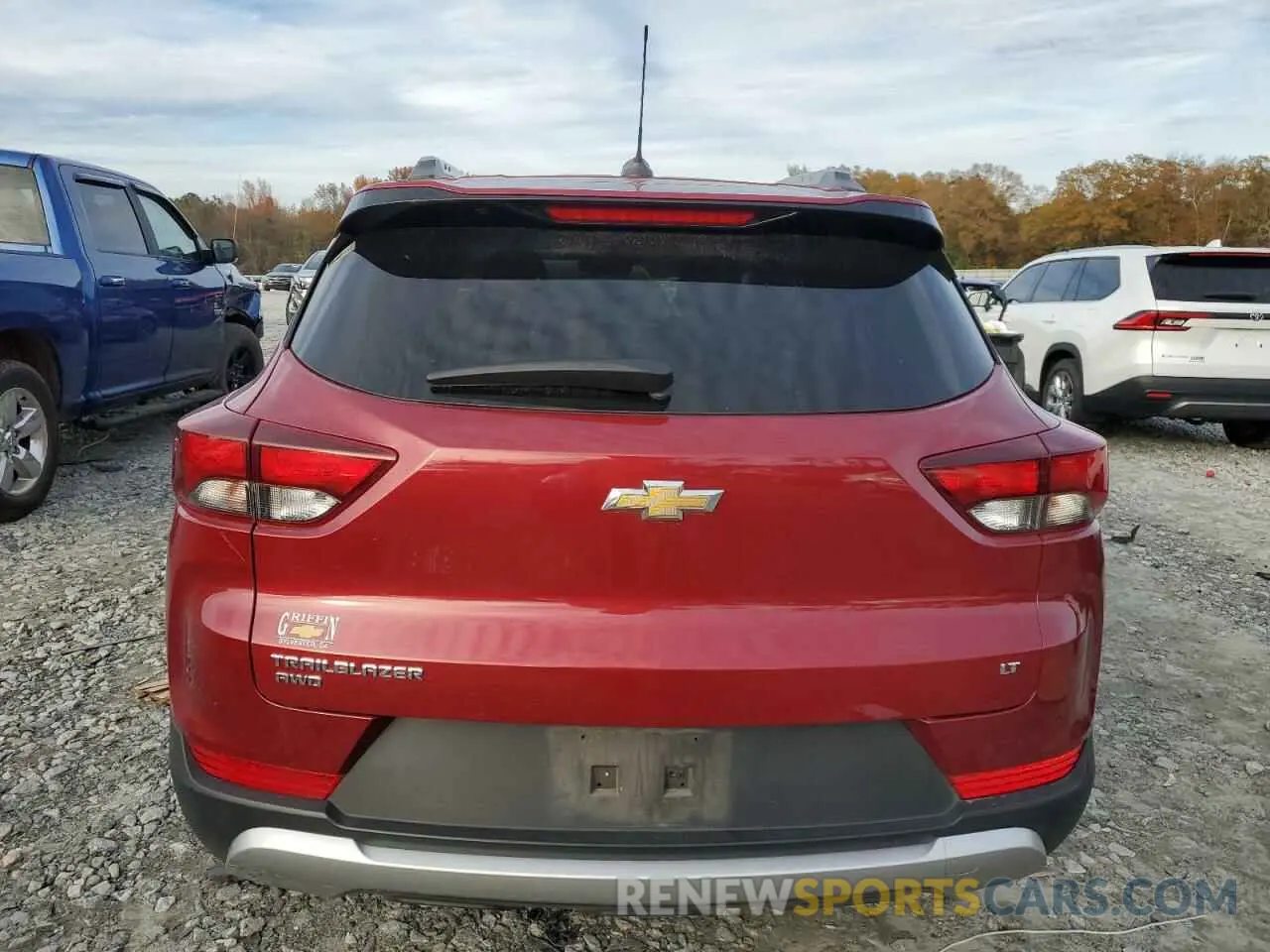 6 Photograph of a damaged car KL79MRSL5MB144139 CHEVROLET TRAILBLZR 2021