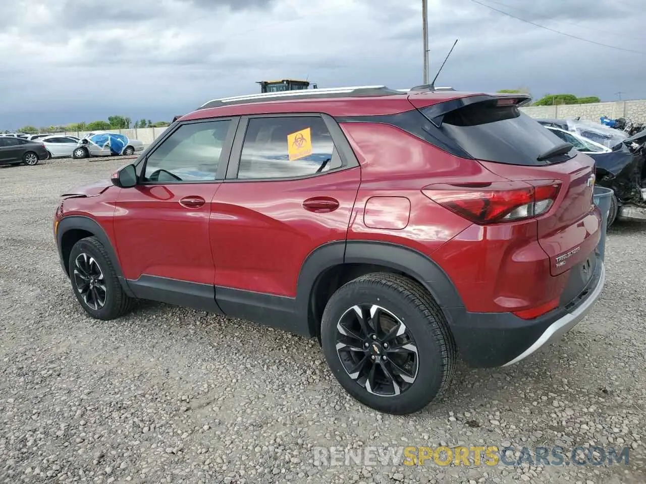 2 Фотография поврежденного автомобиля KL79MRSL5MB146120 CHEVROLET TRAILBLZR 2021