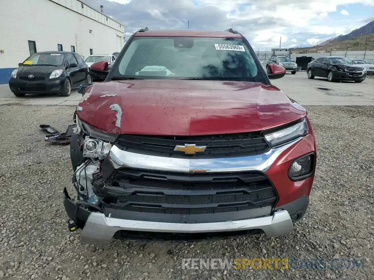5 Фотография поврежденного автомобиля KL79MRSL5MB146120 CHEVROLET TRAILBLZR 2021