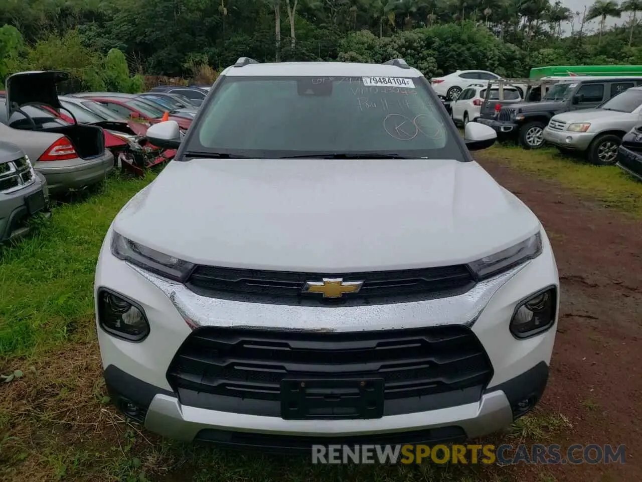 5 Фотография поврежденного автомобиля KL79MRSL7MB023046 CHEVROLET TRAILBLZR 2021