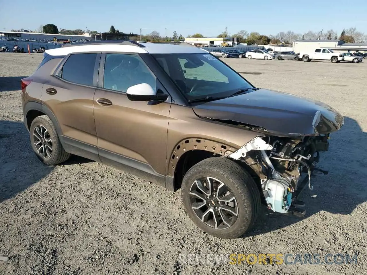 4 Фотография поврежденного автомобиля KL79MSSL6MB105504 CHEVROLET TRAILBLZR 2021