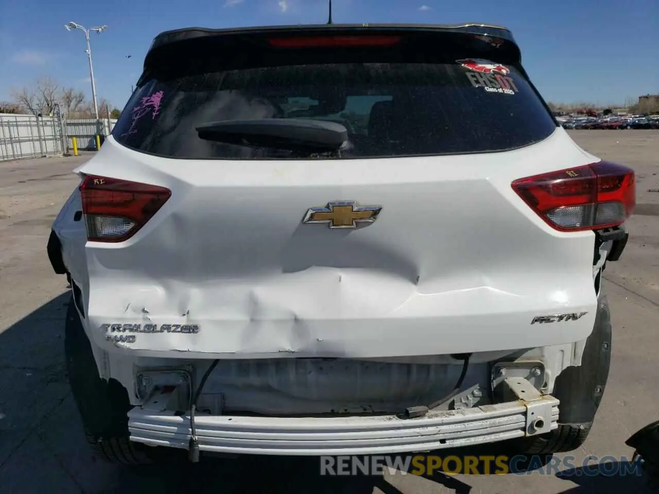 6 Photograph of a damaged car KL79MSSL9MB092330 CHEVROLET TRAILBLZR 2021