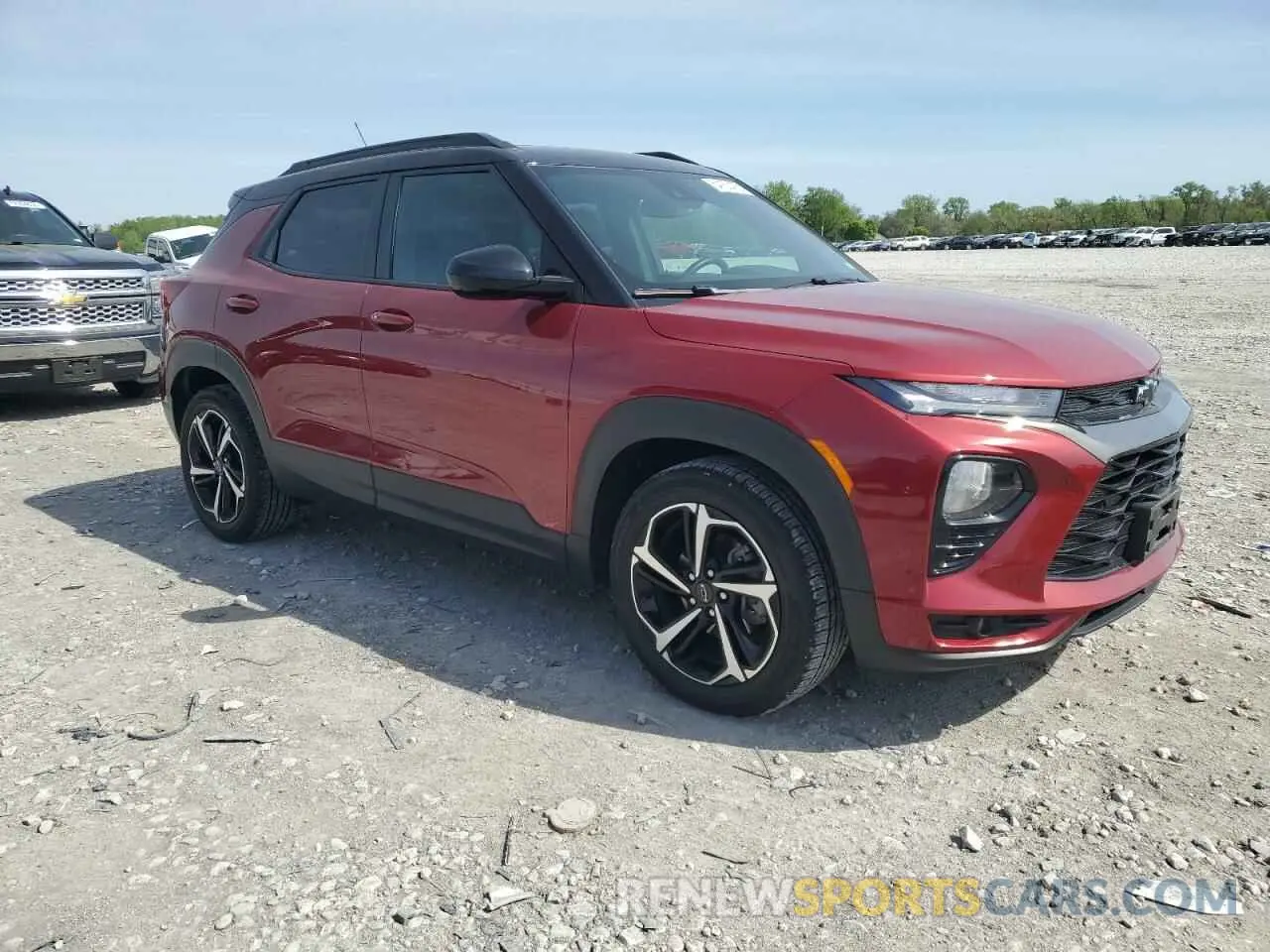 4 Фотография поврежденного автомобиля KL79MTSL0MB053177 CHEVROLET TRAILBLZR 2021